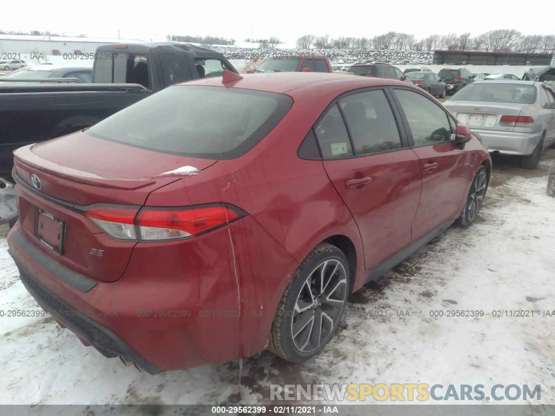 4 Photograph of a damaged car JTDP4RCE8LJ026911 TOYOTA COROLLA 2020