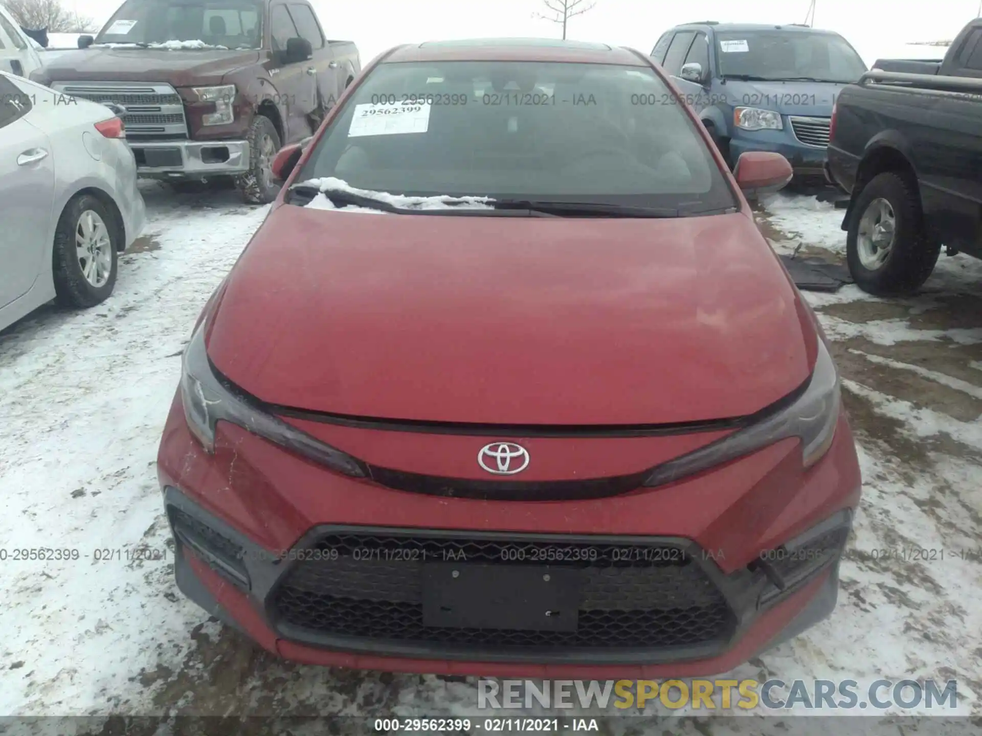 6 Photograph of a damaged car JTDP4RCE8LJ026911 TOYOTA COROLLA 2020