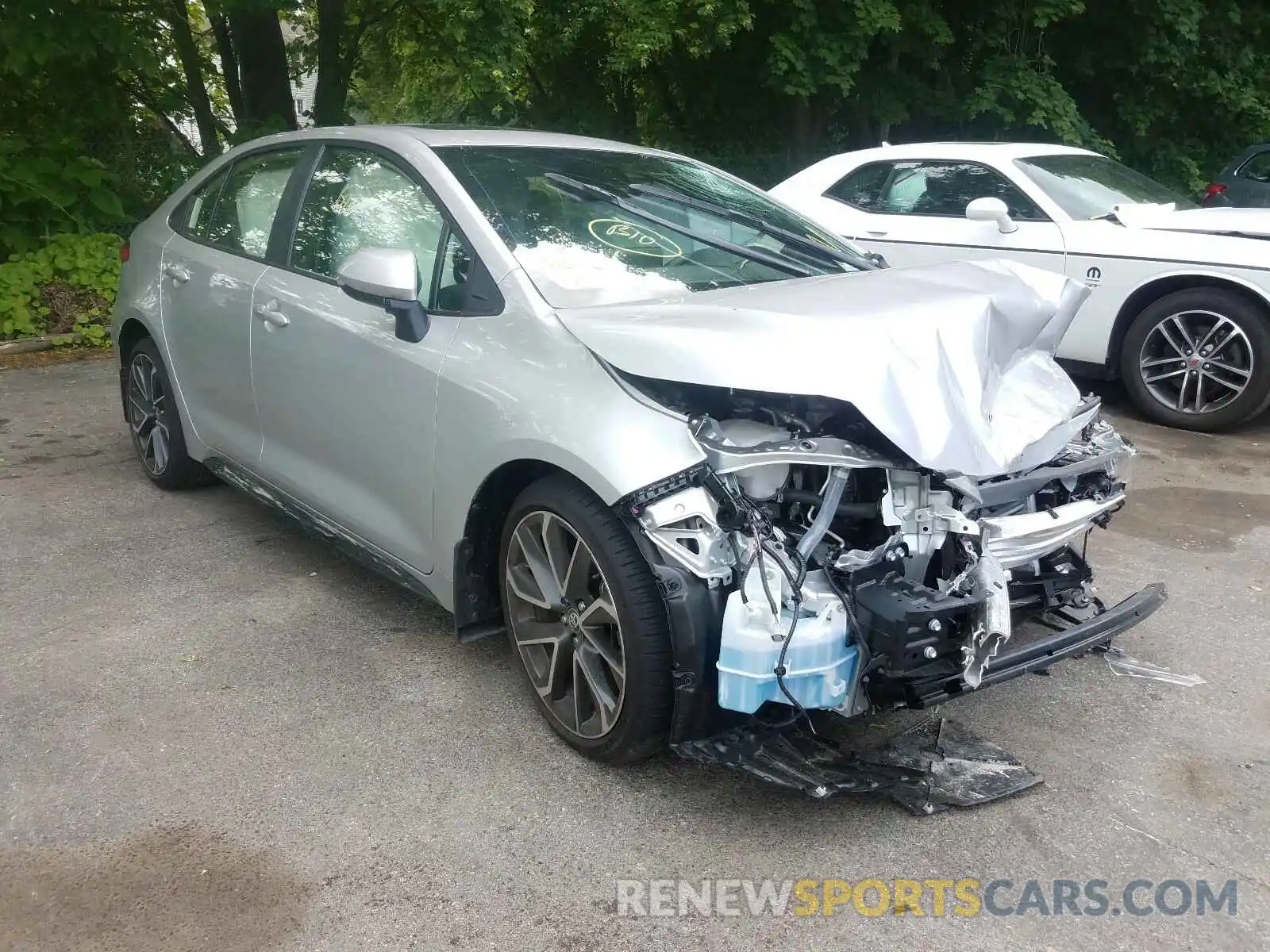 1 Photograph of a damaged car JTDP4RCE8LJ040615 TOYOTA COROLLA 2020