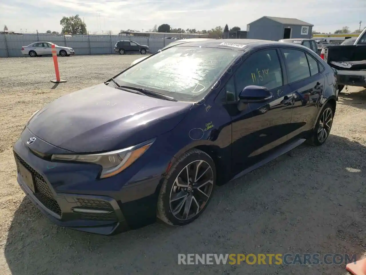 2 Photograph of a damaged car JTDP4RCE8LJ040730 TOYOTA COROLLA 2020