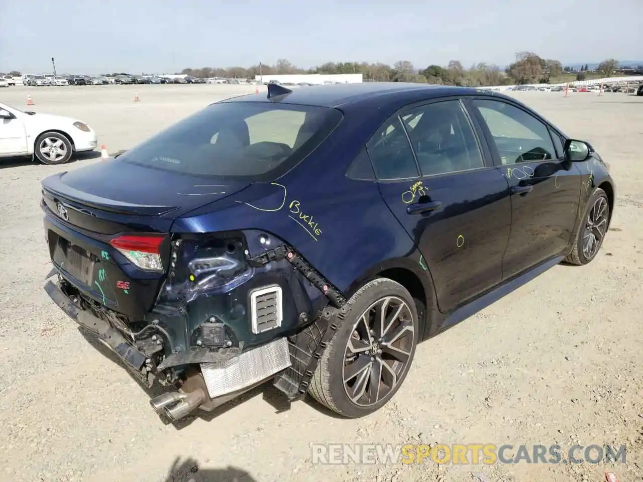 4 Photograph of a damaged car JTDP4RCE8LJ040730 TOYOTA COROLLA 2020