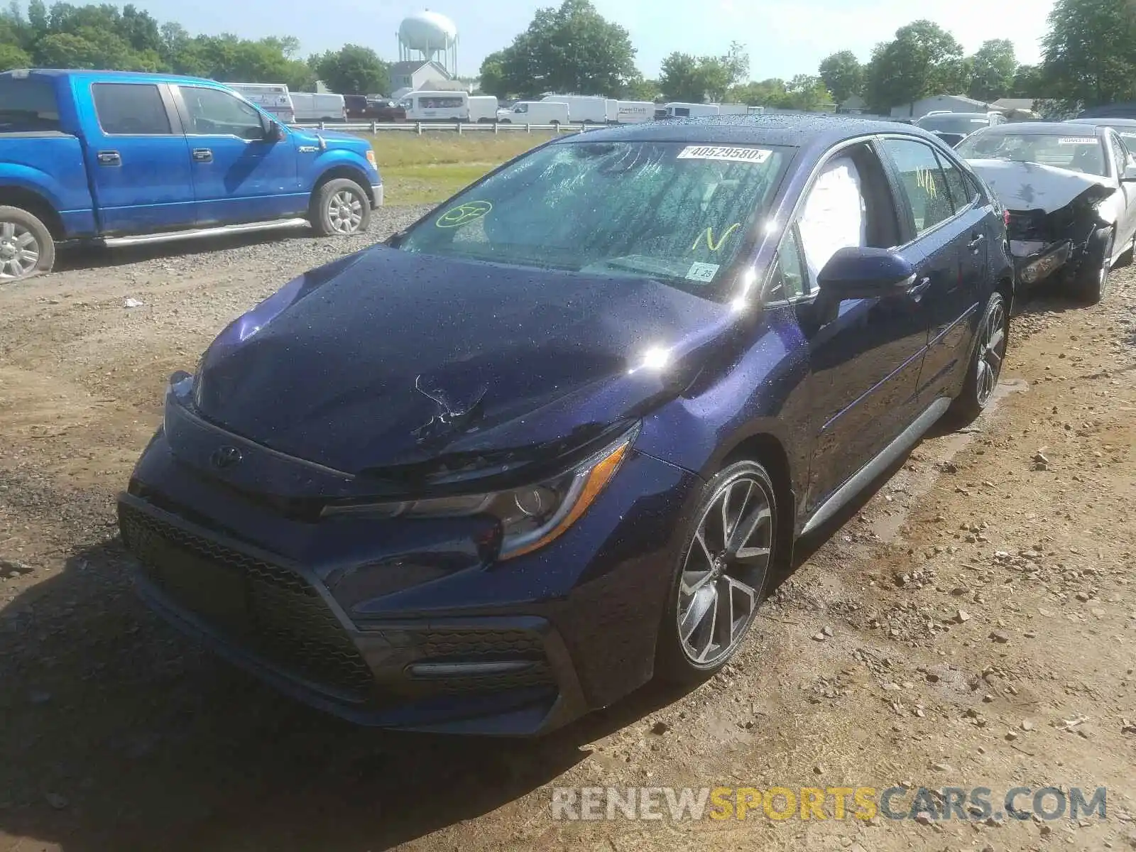 2 Photograph of a damaged car JTDP4RCE8LJ040856 TOYOTA COROLLA 2020