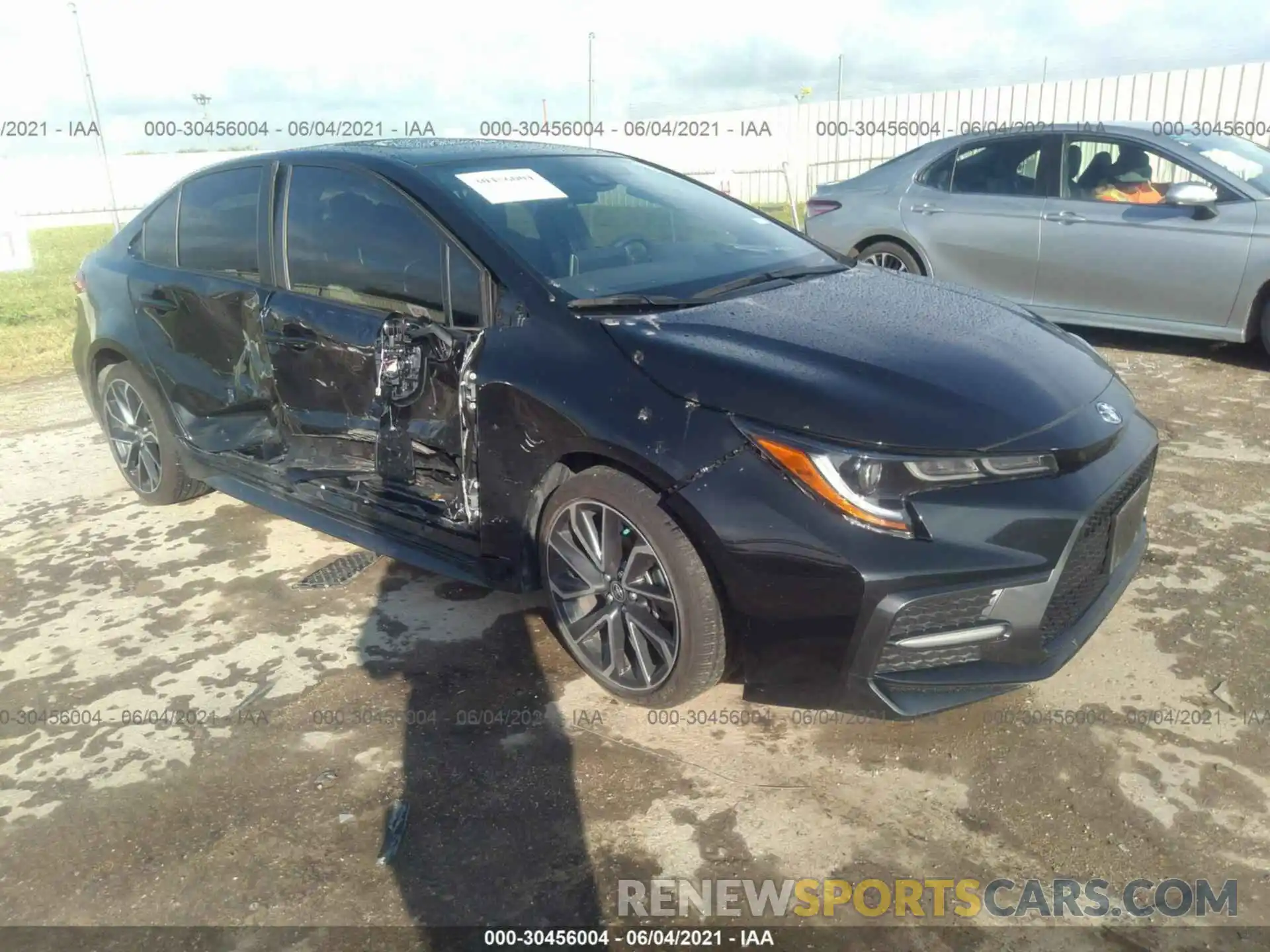 1 Photograph of a damaged car JTDP4RCE8LJ052733 TOYOTA COROLLA 2020