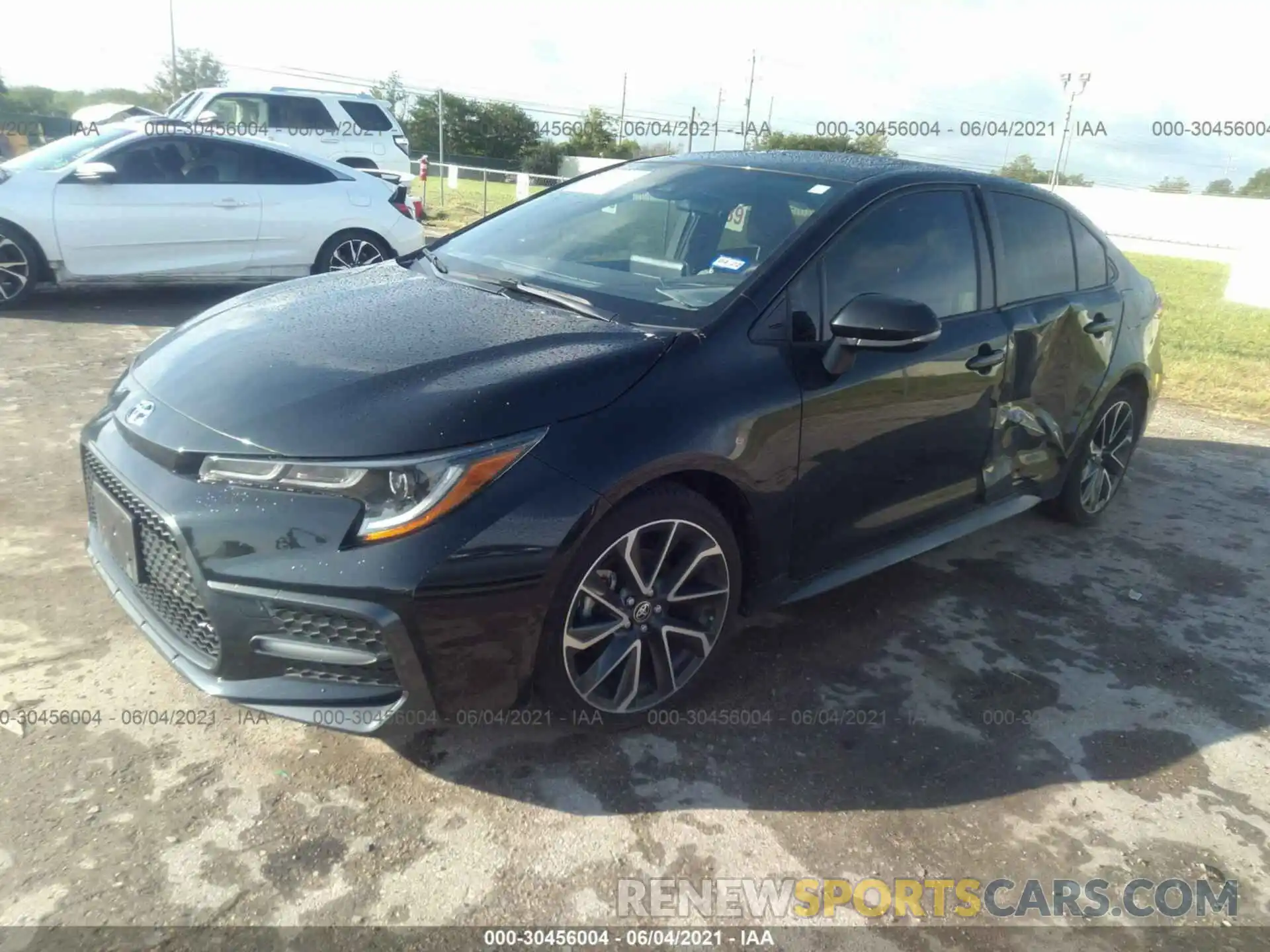 2 Photograph of a damaged car JTDP4RCE8LJ052733 TOYOTA COROLLA 2020