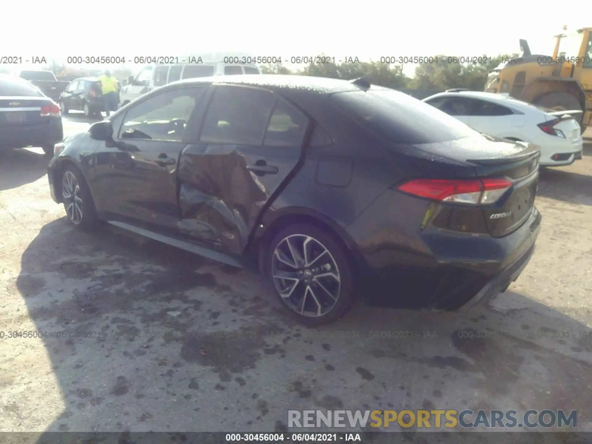 3 Photograph of a damaged car JTDP4RCE8LJ052733 TOYOTA COROLLA 2020