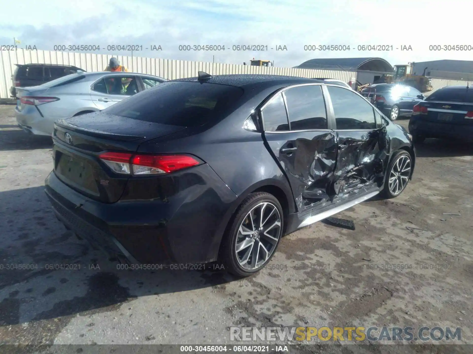 4 Photograph of a damaged car JTDP4RCE8LJ052733 TOYOTA COROLLA 2020