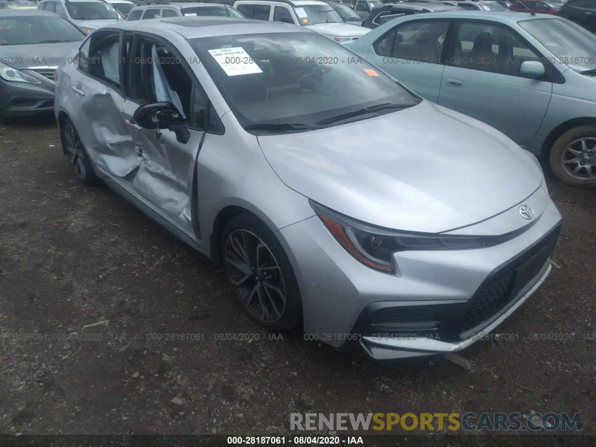 1 Photograph of a damaged car JTDP4RCE9LJ000866 TOYOTA COROLLA 2020