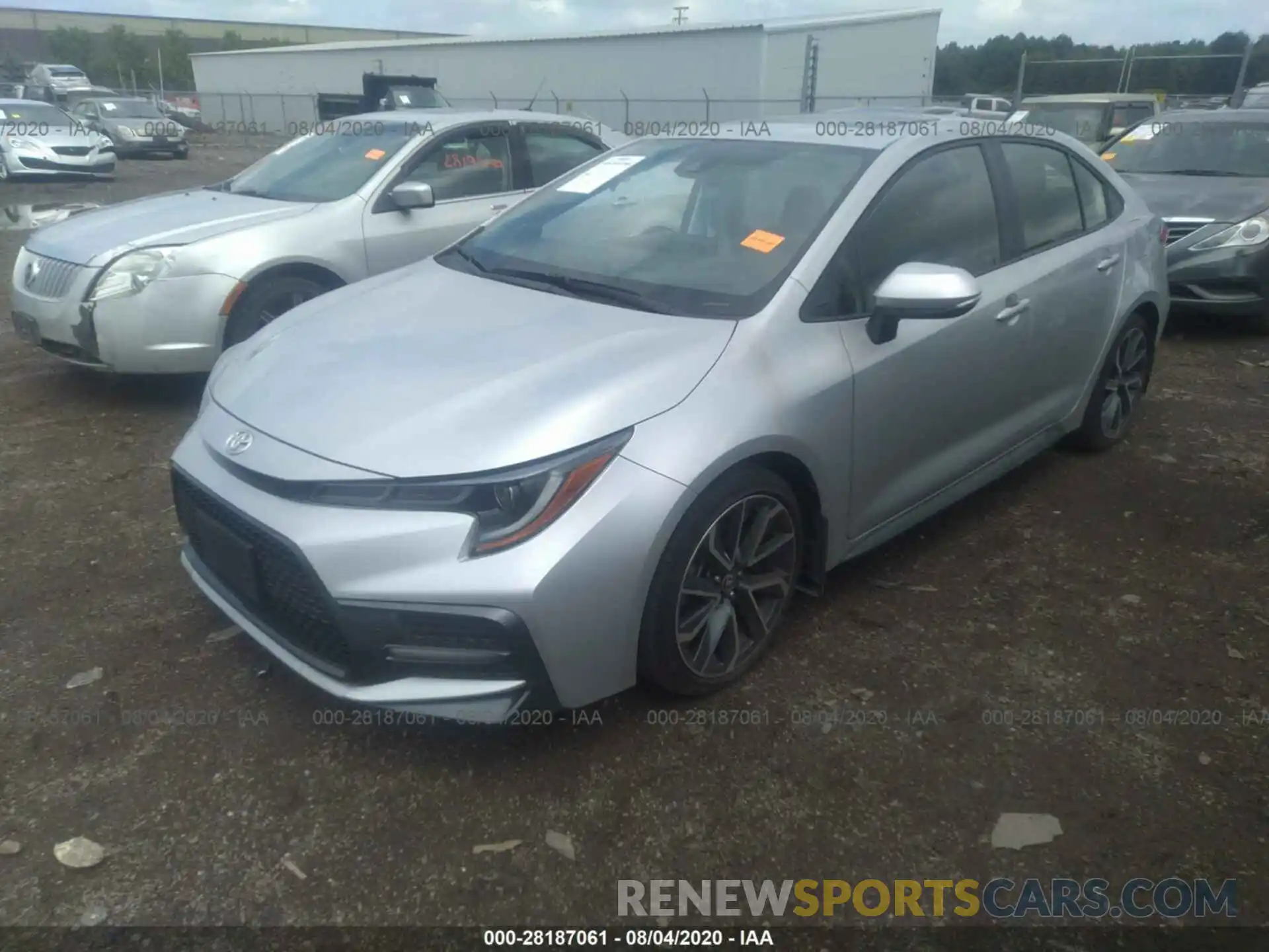 2 Photograph of a damaged car JTDP4RCE9LJ000866 TOYOTA COROLLA 2020