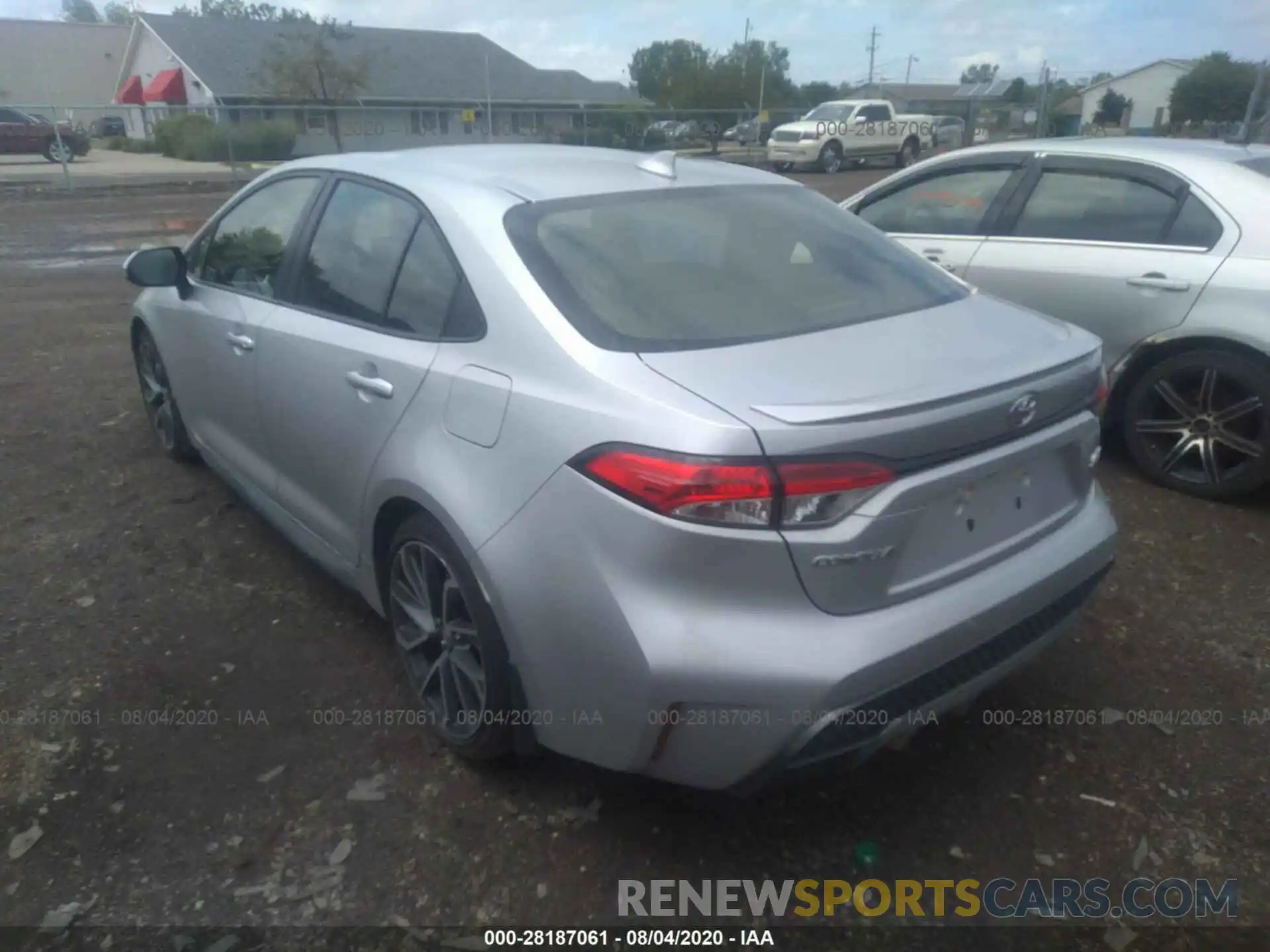 3 Photograph of a damaged car JTDP4RCE9LJ000866 TOYOTA COROLLA 2020