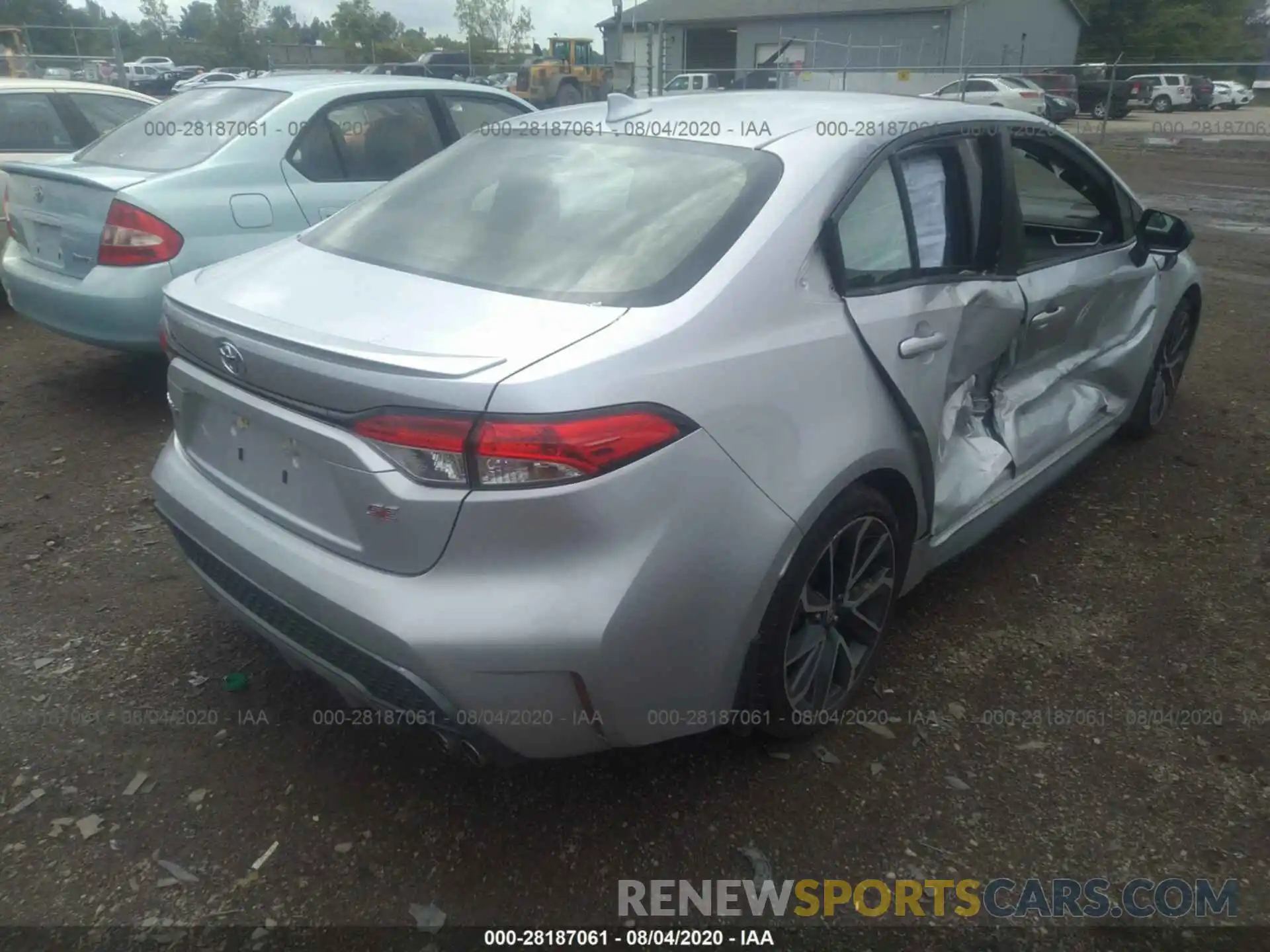 4 Photograph of a damaged car JTDP4RCE9LJ000866 TOYOTA COROLLA 2020