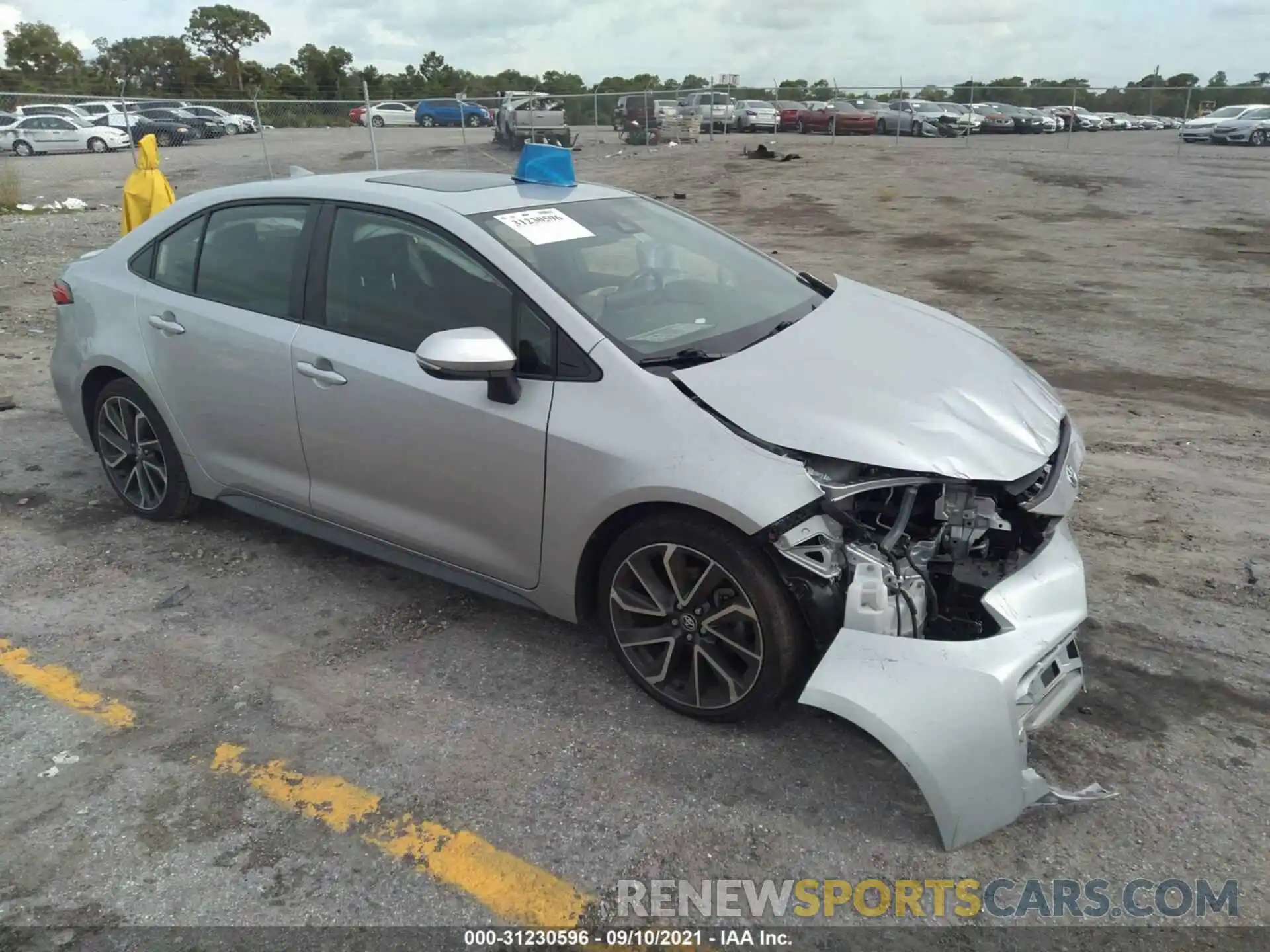 1 Photograph of a damaged car JTDP4RCE9LJ002844 TOYOTA COROLLA 2020