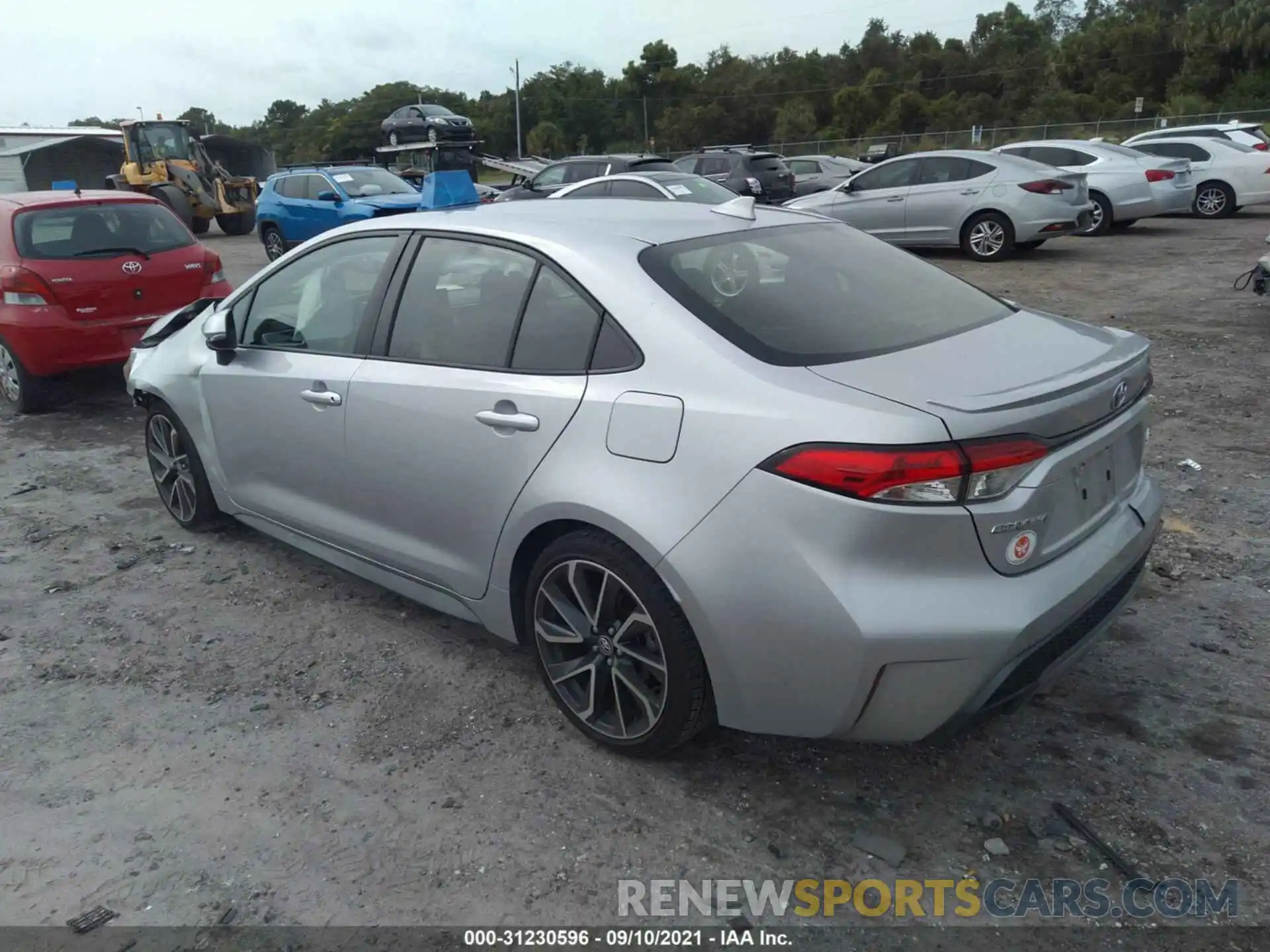 3 Photograph of a damaged car JTDP4RCE9LJ002844 TOYOTA COROLLA 2020