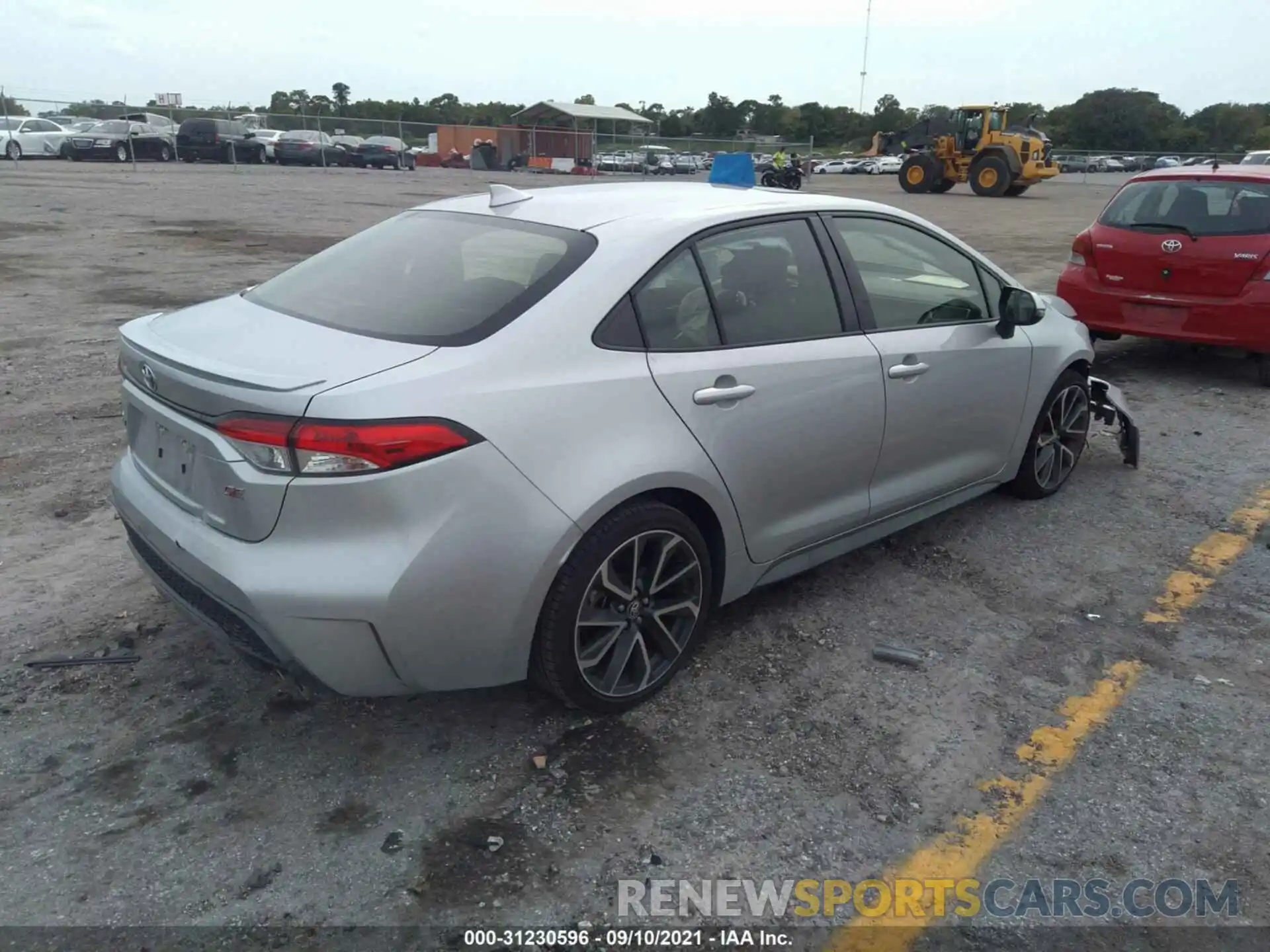 4 Photograph of a damaged car JTDP4RCE9LJ002844 TOYOTA COROLLA 2020