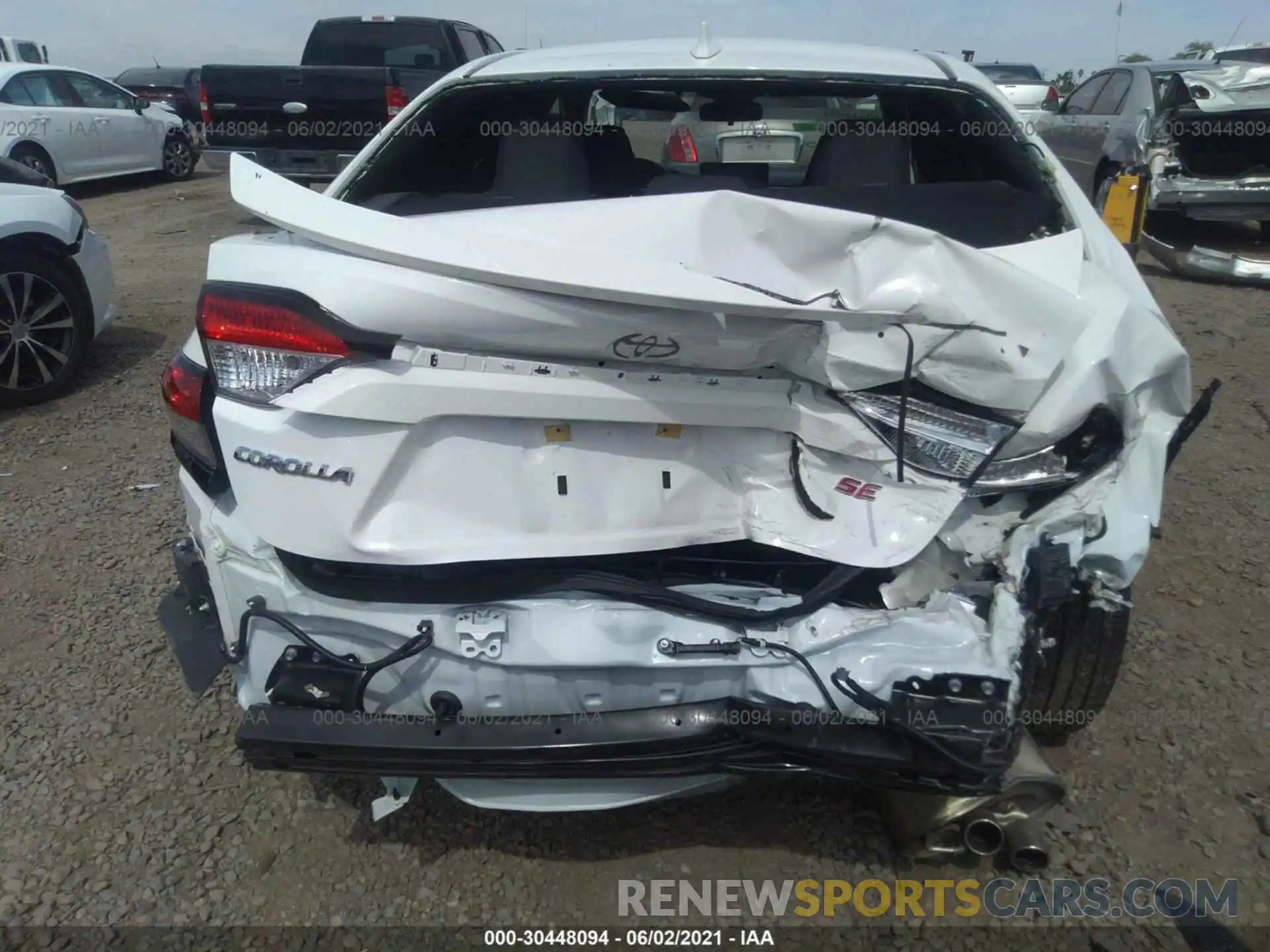 6 Фотография поврежденного автомобиля JTDP4RCE9LJ003556 TOYOTA COROLLA 2020