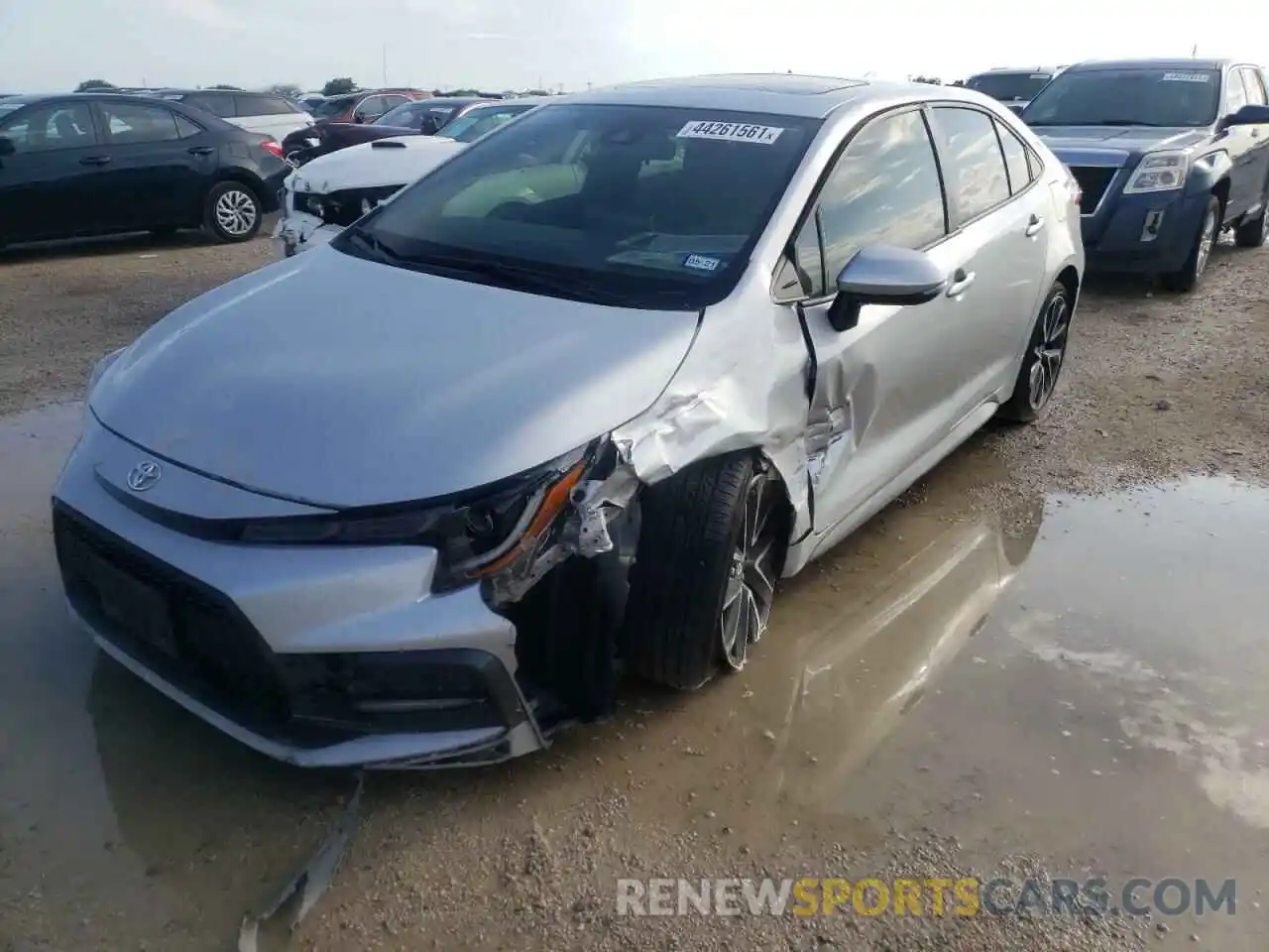 2 Photograph of a damaged car JTDP4RCE9LJ004206 TOYOTA COROLLA 2020