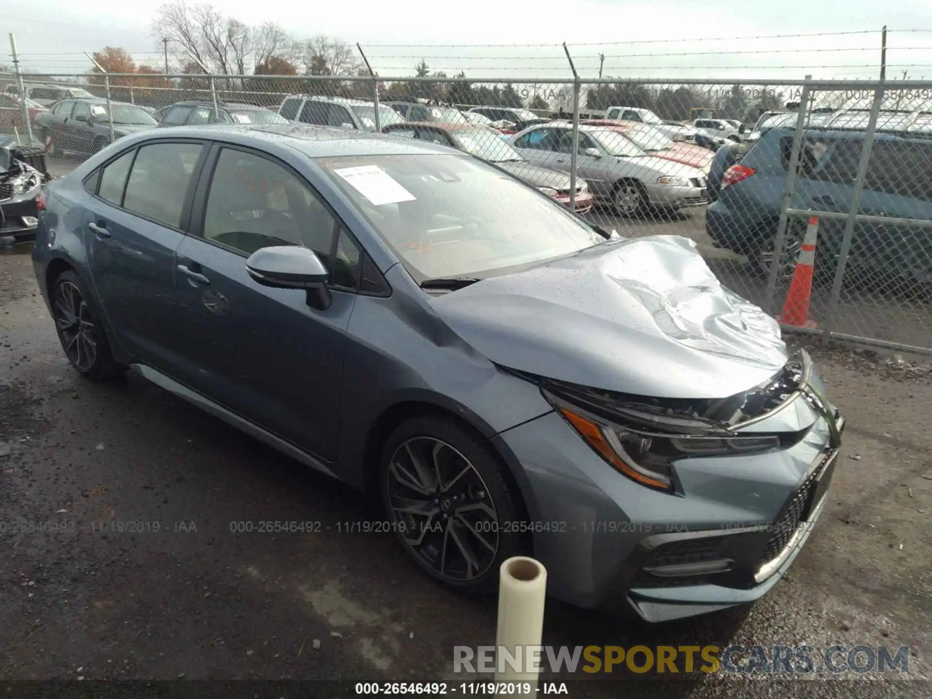 1 Photograph of a damaged car JTDP4RCE9LJ007039 TOYOTA COROLLA 2020