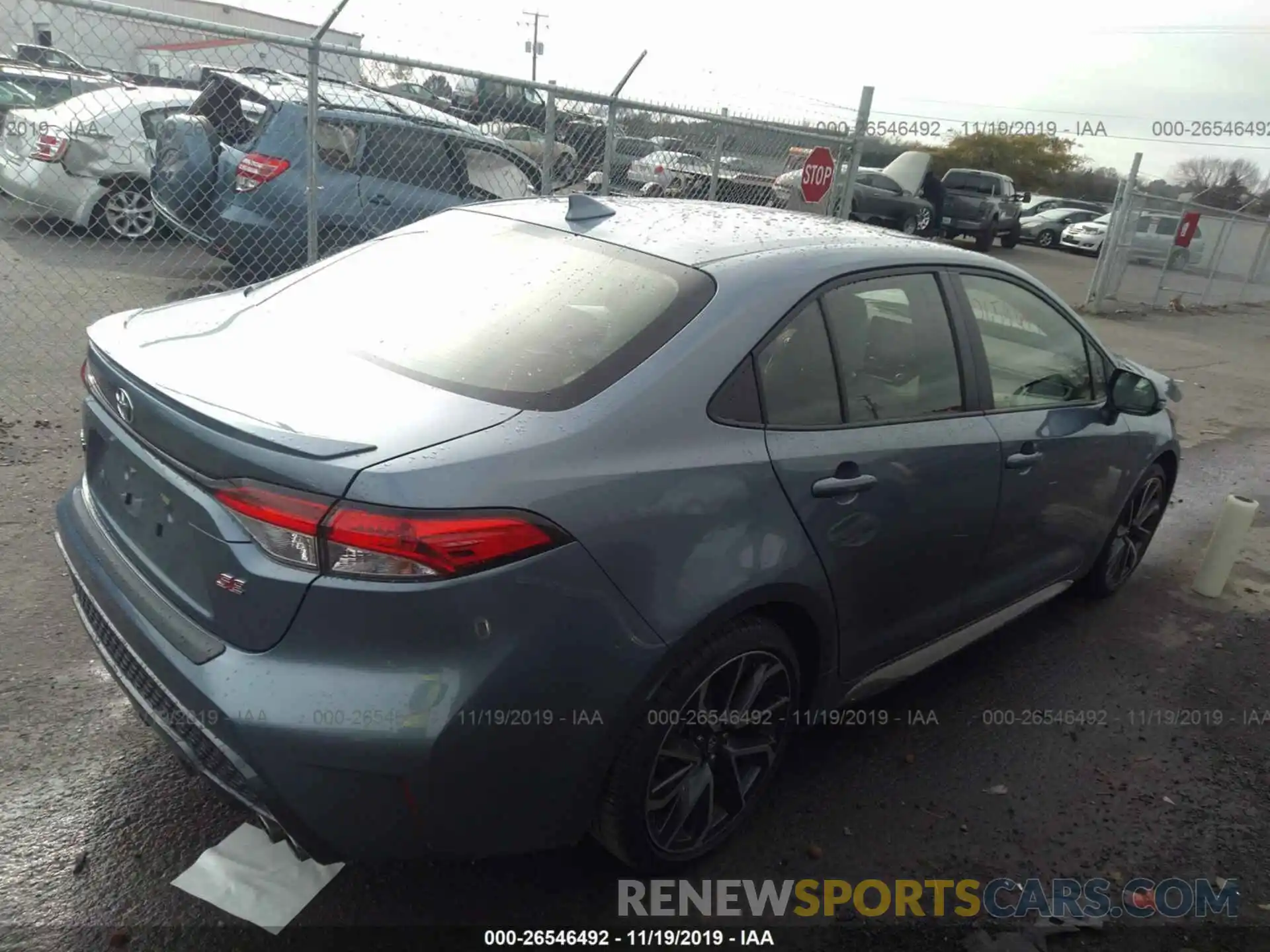 4 Photograph of a damaged car JTDP4RCE9LJ007039 TOYOTA COROLLA 2020