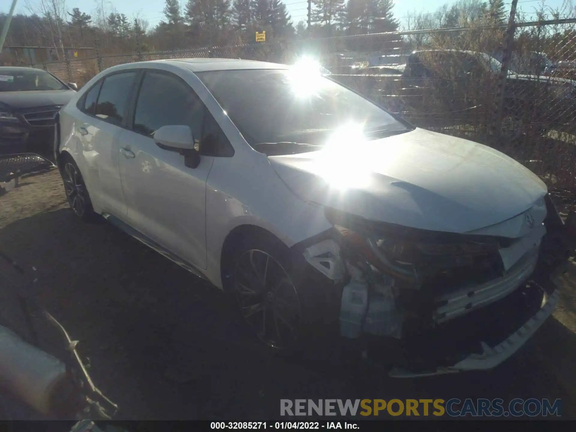 1 Photograph of a damaged car JTDP4RCE9LJ010376 TOYOTA COROLLA 2020