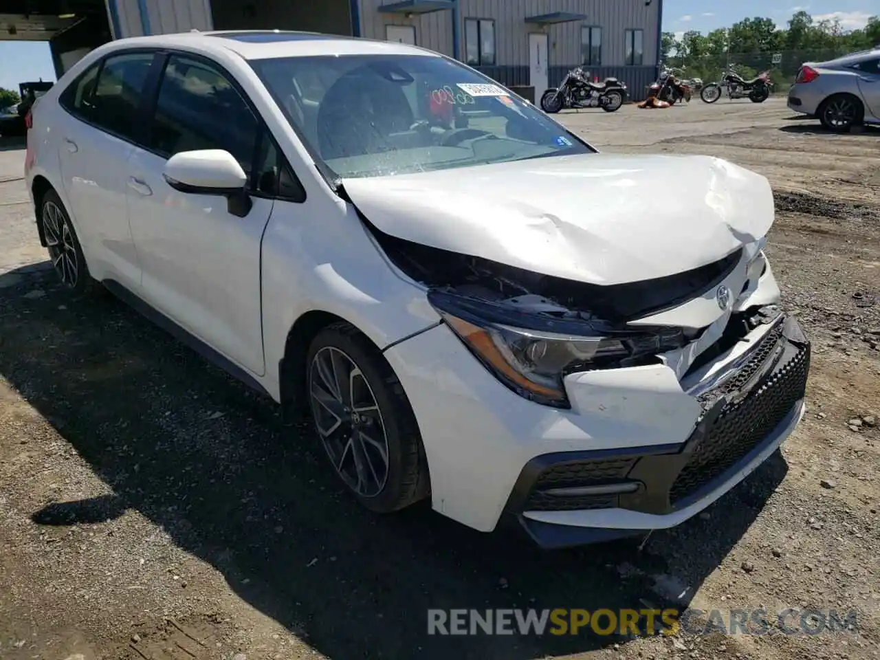 1 Photograph of a damaged car JTDP4RCE9LJ011706 TOYOTA COROLLA 2020