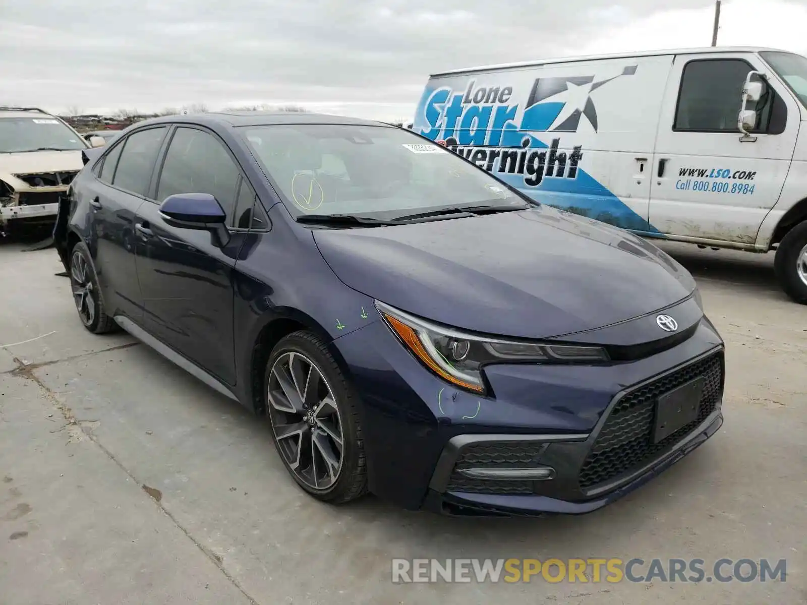 1 Photograph of a damaged car JTDP4RCE9LJ011818 TOYOTA COROLLA 2020