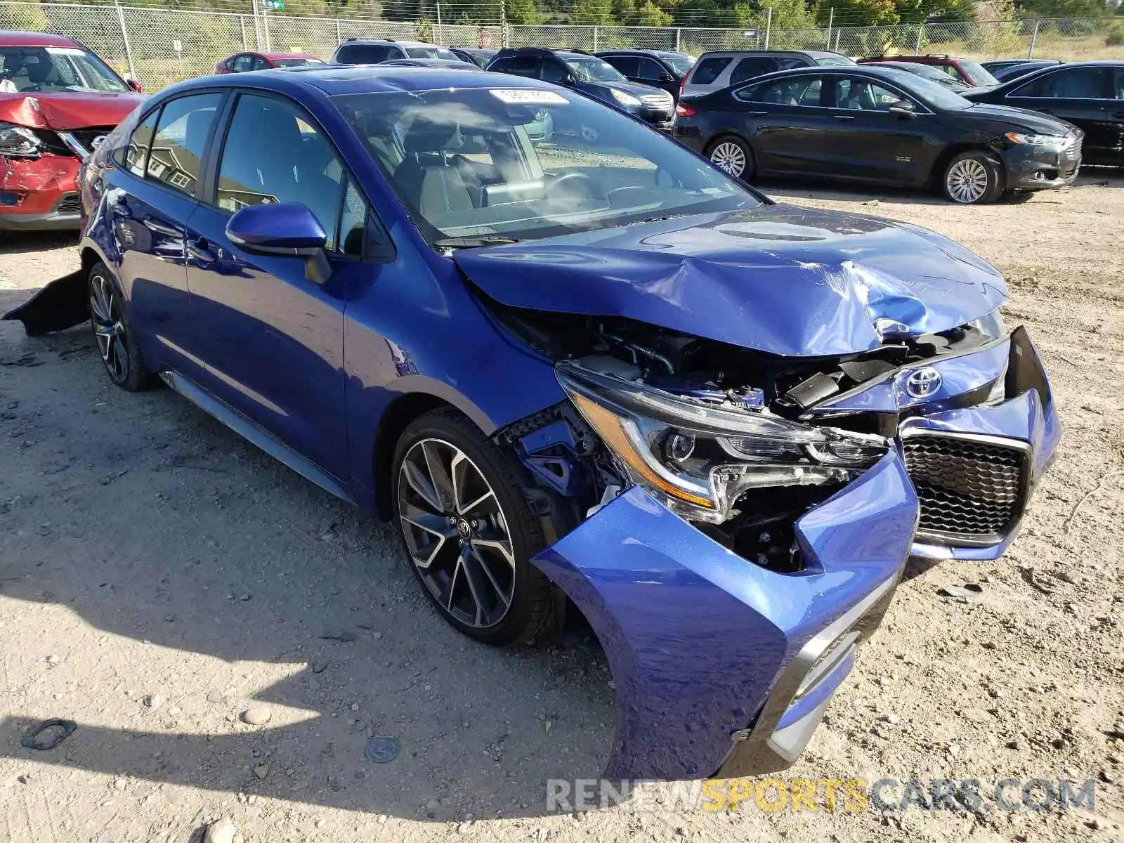 1 Photograph of a damaged car JTDP4RCE9LJ013603 TOYOTA COROLLA 2020