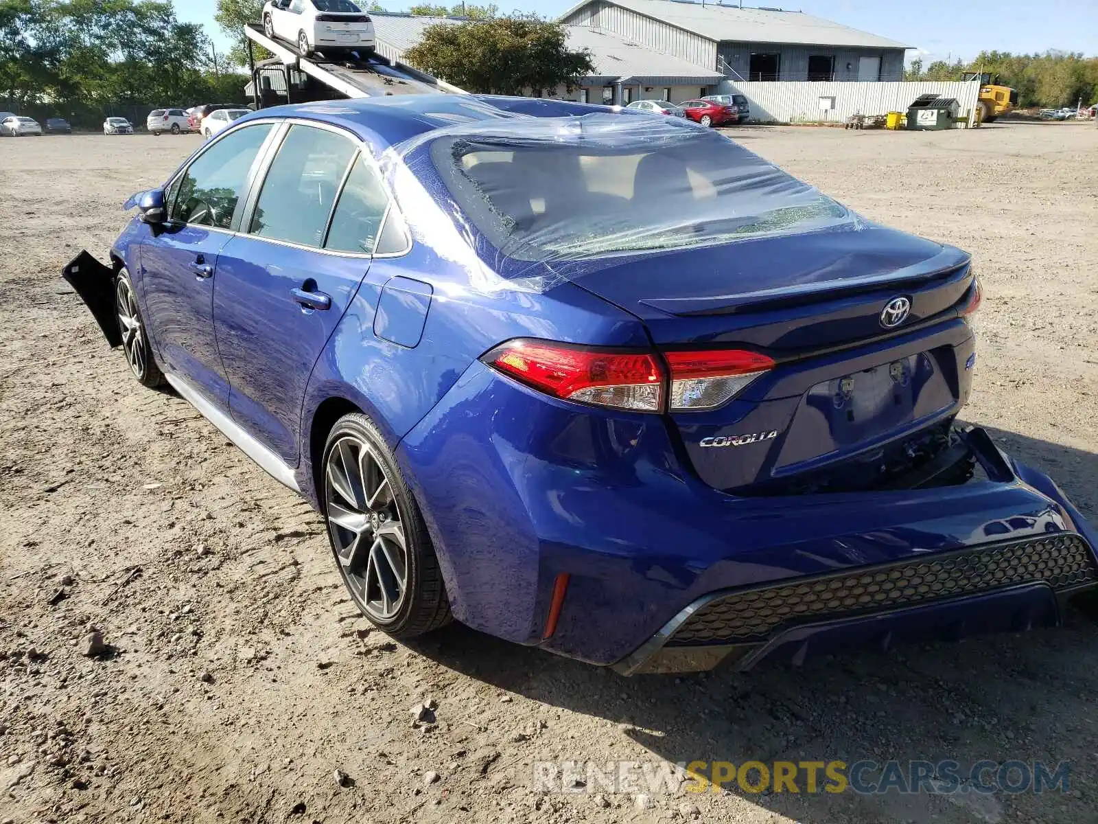 3 Photograph of a damaged car JTDP4RCE9LJ013603 TOYOTA COROLLA 2020