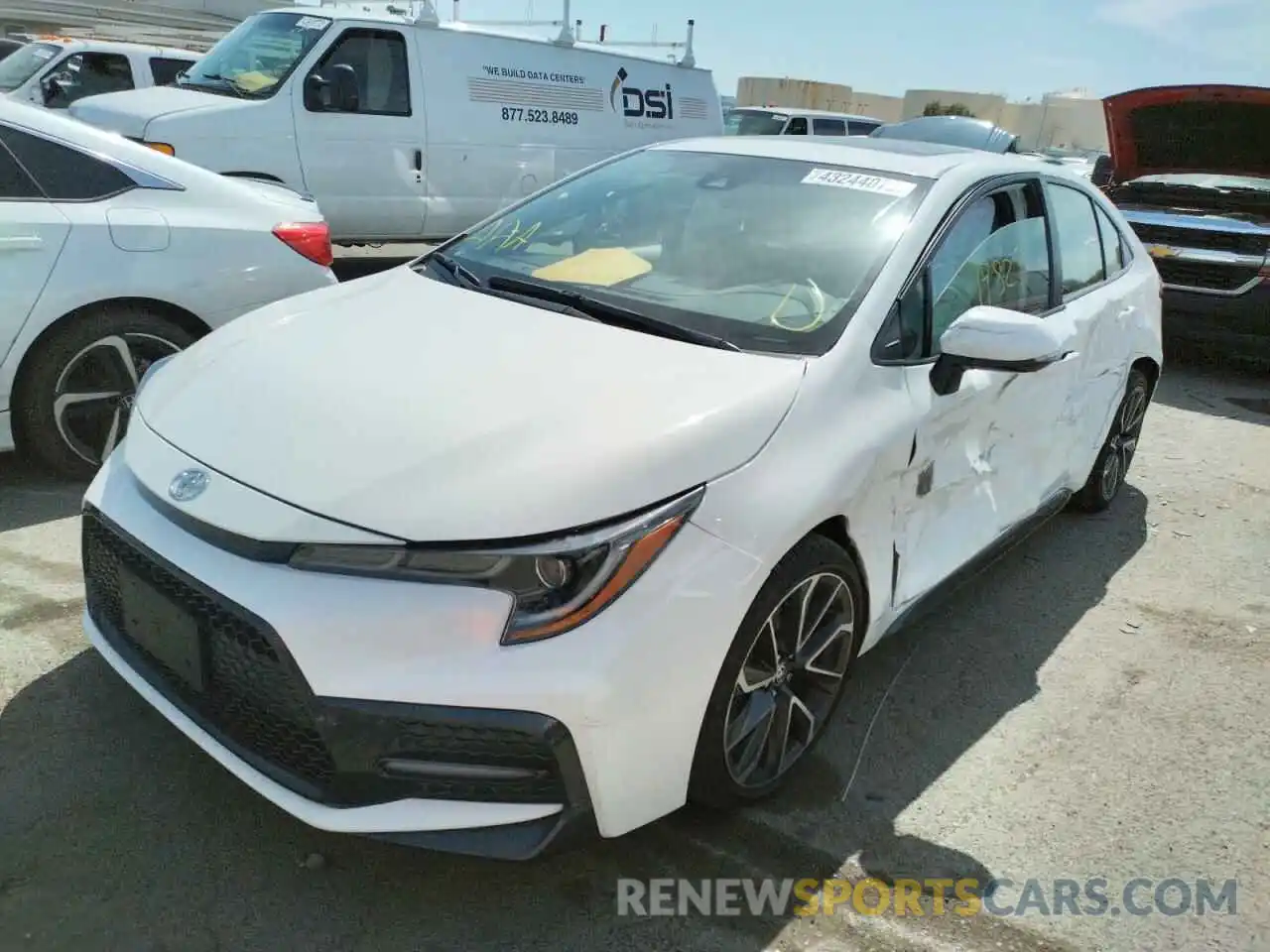 2 Photograph of a damaged car JTDP4RCE9LJ018946 TOYOTA COROLLA 2020