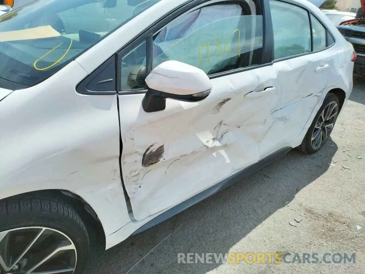 9 Photograph of a damaged car JTDP4RCE9LJ018946 TOYOTA COROLLA 2020