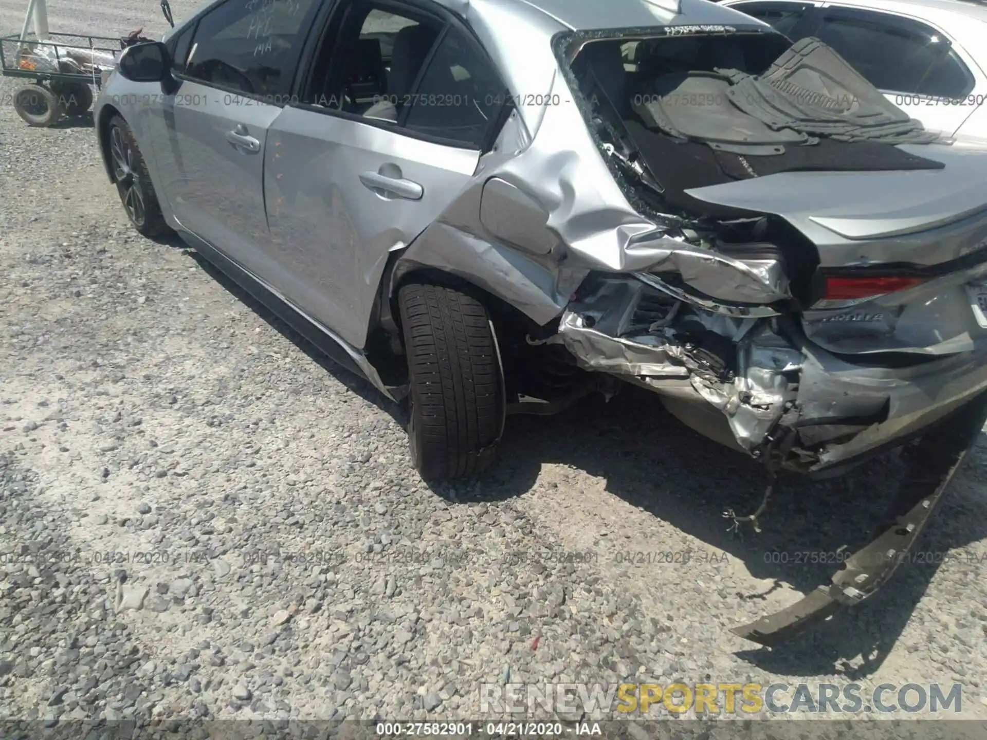 6 Photograph of a damaged car JTDP4RCE9LJ019854 TOYOTA COROLLA 2020