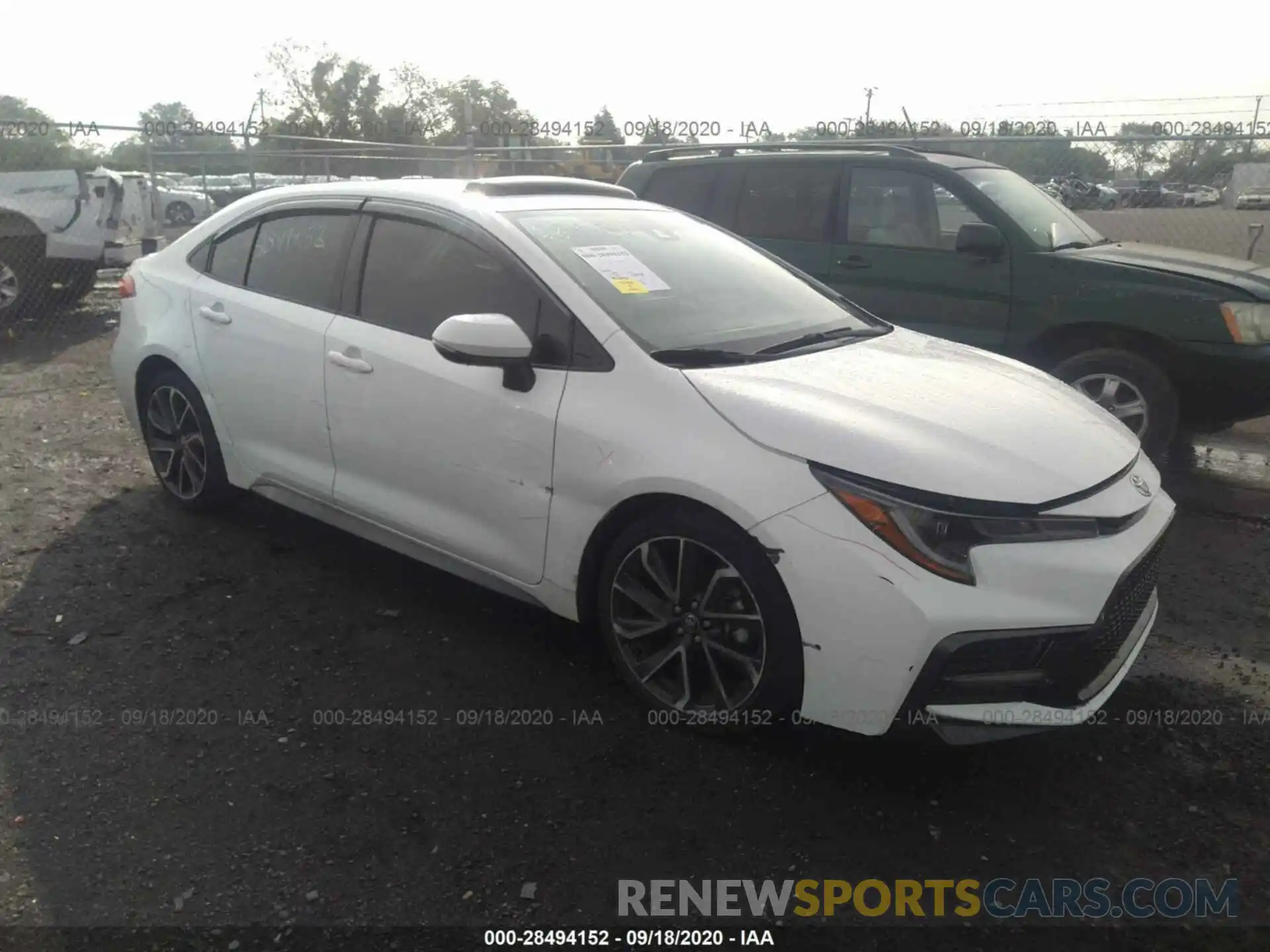 1 Photograph of a damaged car JTDP4RCE9LJ021040 TOYOTA COROLLA 2020