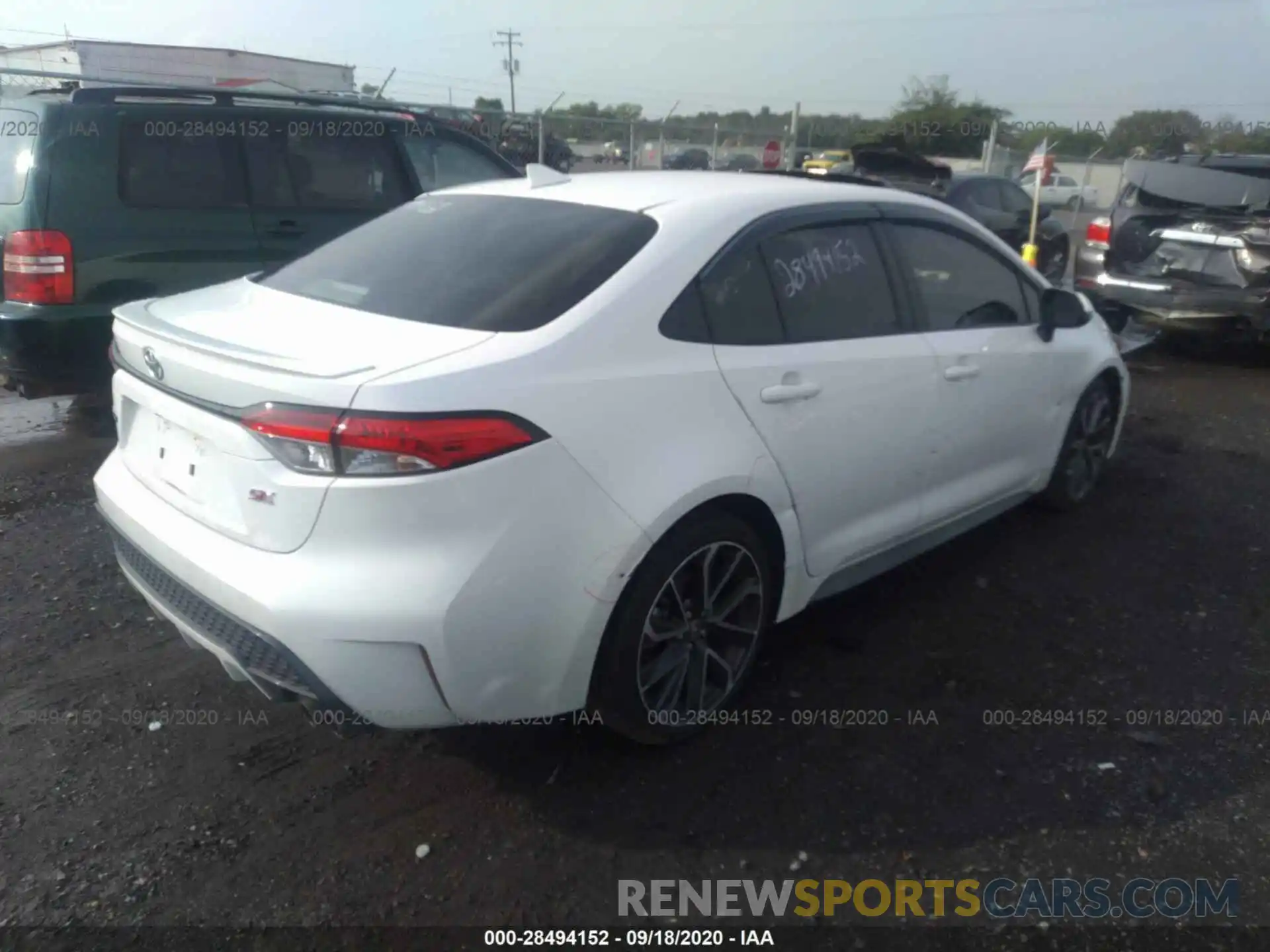 4 Photograph of a damaged car JTDP4RCE9LJ021040 TOYOTA COROLLA 2020