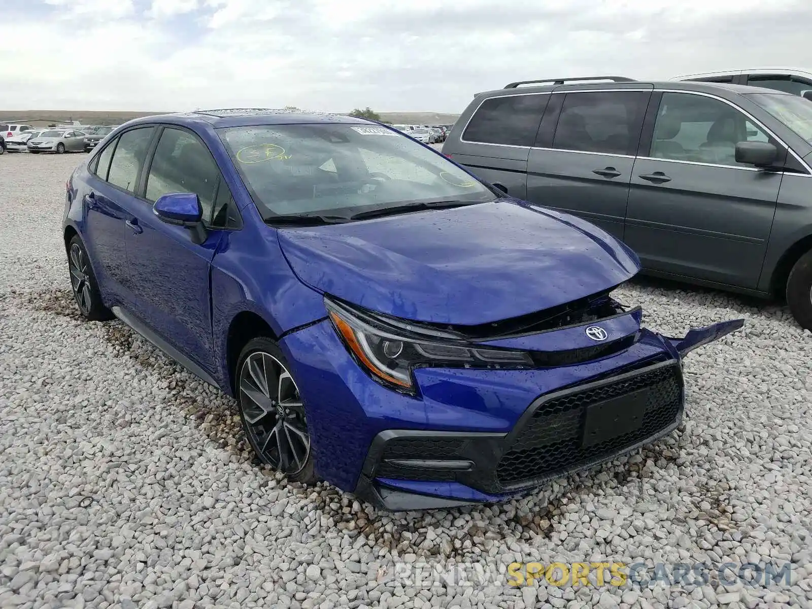 1 Photograph of a damaged car JTDP4RCE9LJ022222 TOYOTA COROLLA 2020