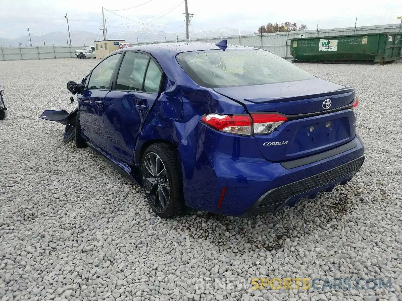 3 Photograph of a damaged car JTDP4RCE9LJ022222 TOYOTA COROLLA 2020