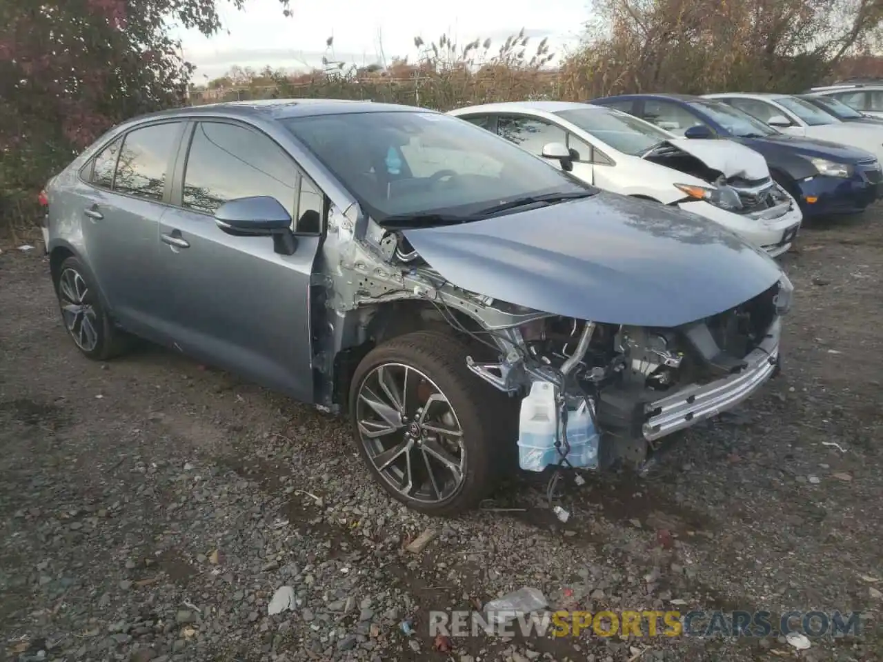 1 Photograph of a damaged car JTDP4RCE9LJ026240 TOYOTA COROLLA 2020