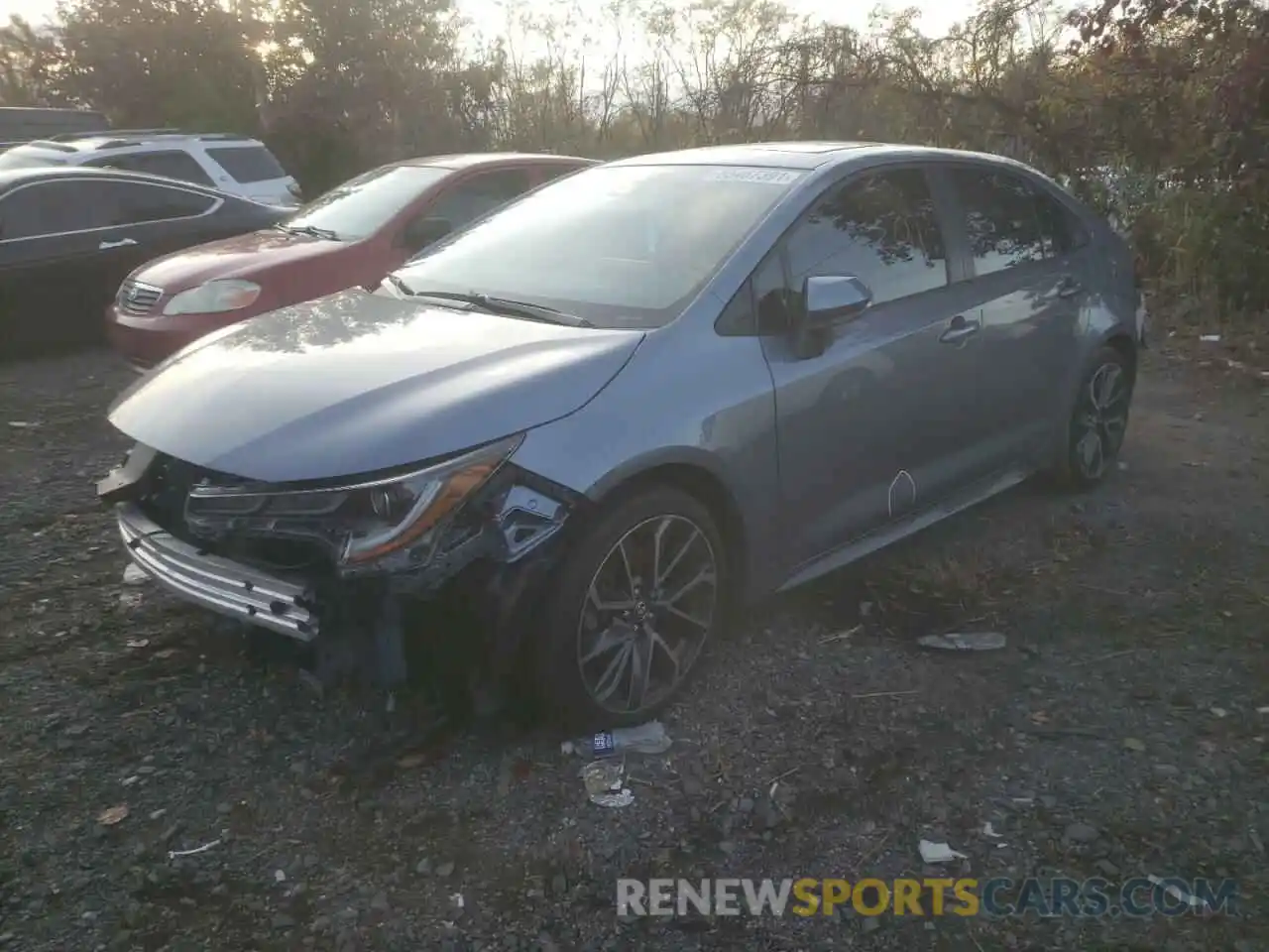 2 Photograph of a damaged car JTDP4RCE9LJ026240 TOYOTA COROLLA 2020