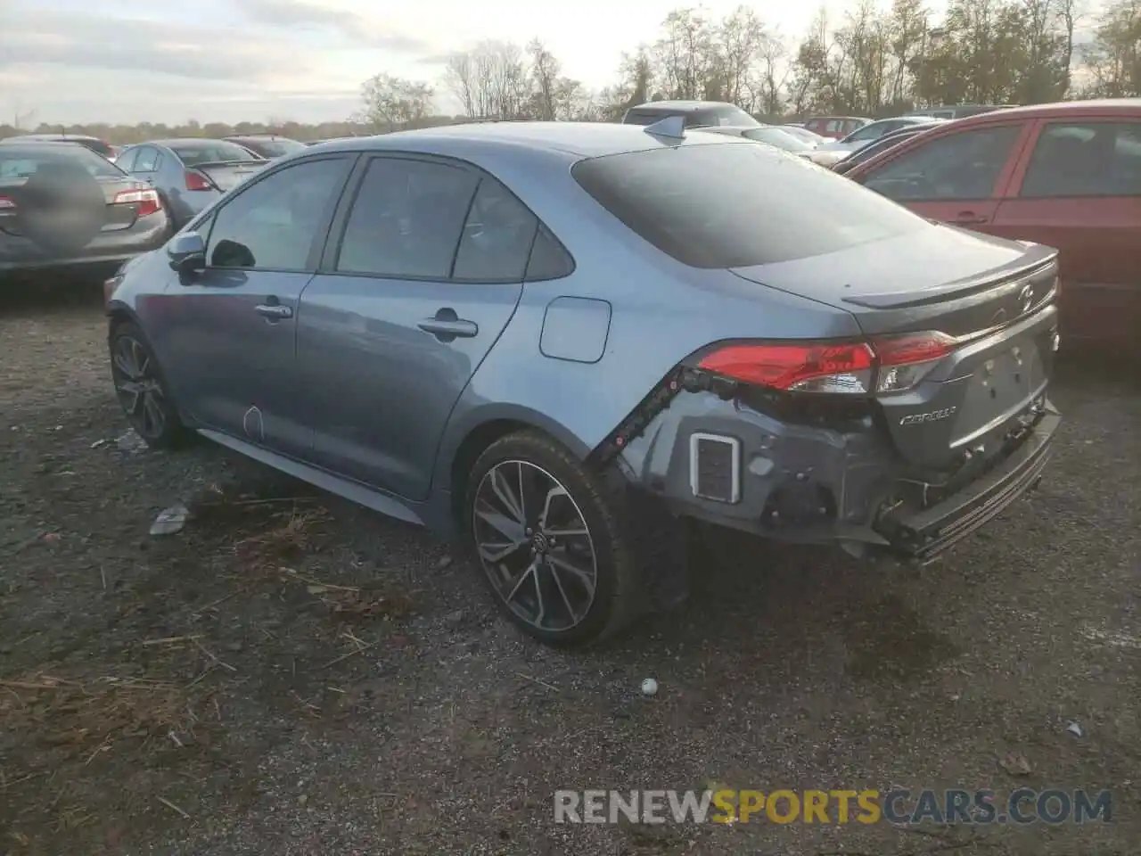 3 Photograph of a damaged car JTDP4RCE9LJ026240 TOYOTA COROLLA 2020