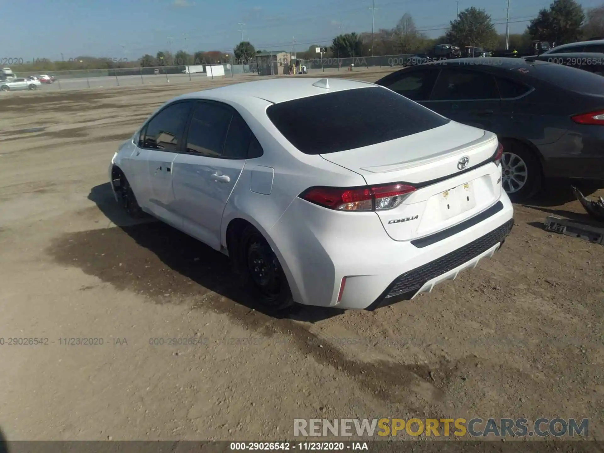 3 Photograph of a damaged car JTDP4RCE9LJ033575 TOYOTA COROLLA 2020