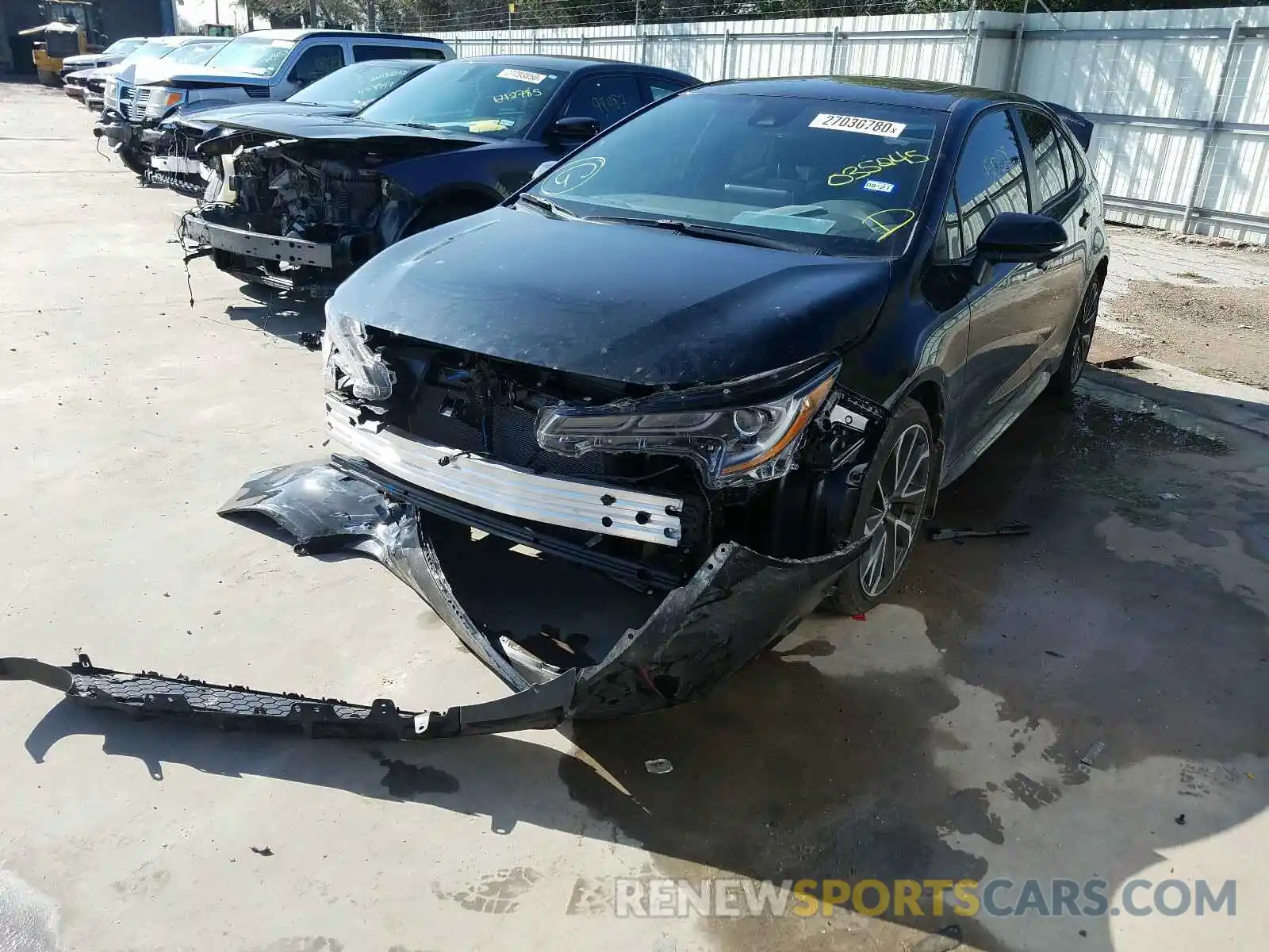 2 Photograph of a damaged car JTDP4RCE9LJ035245 TOYOTA COROLLA 2020