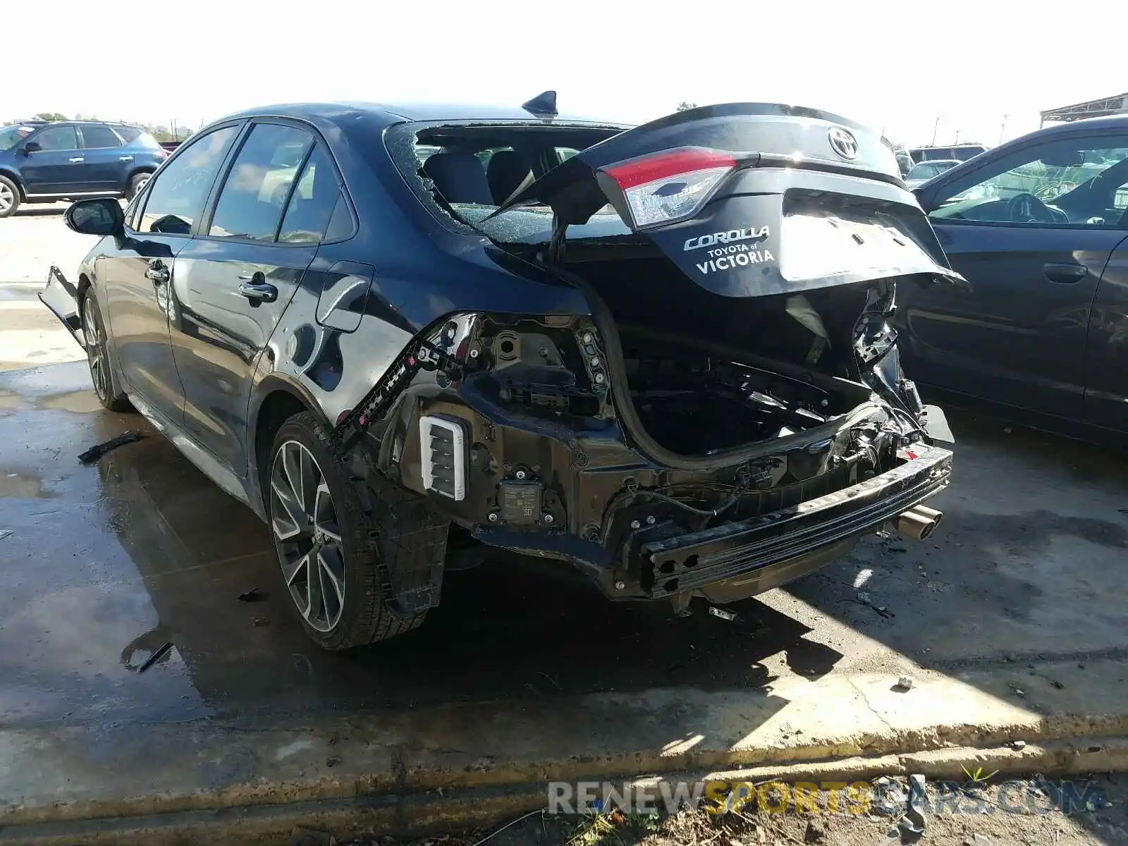 3 Photograph of a damaged car JTDP4RCE9LJ035245 TOYOTA COROLLA 2020