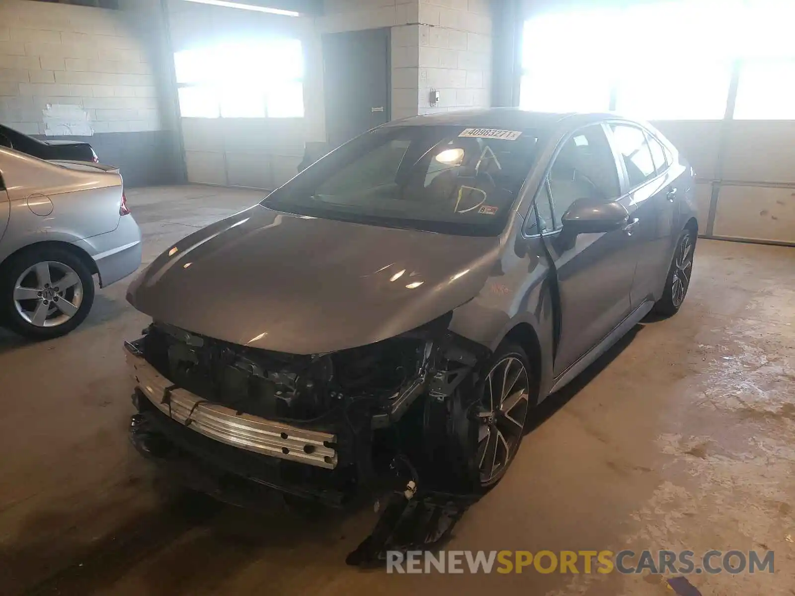 2 Photograph of a damaged car JTDP4RCE9LJ035763 TOYOTA COROLLA 2020