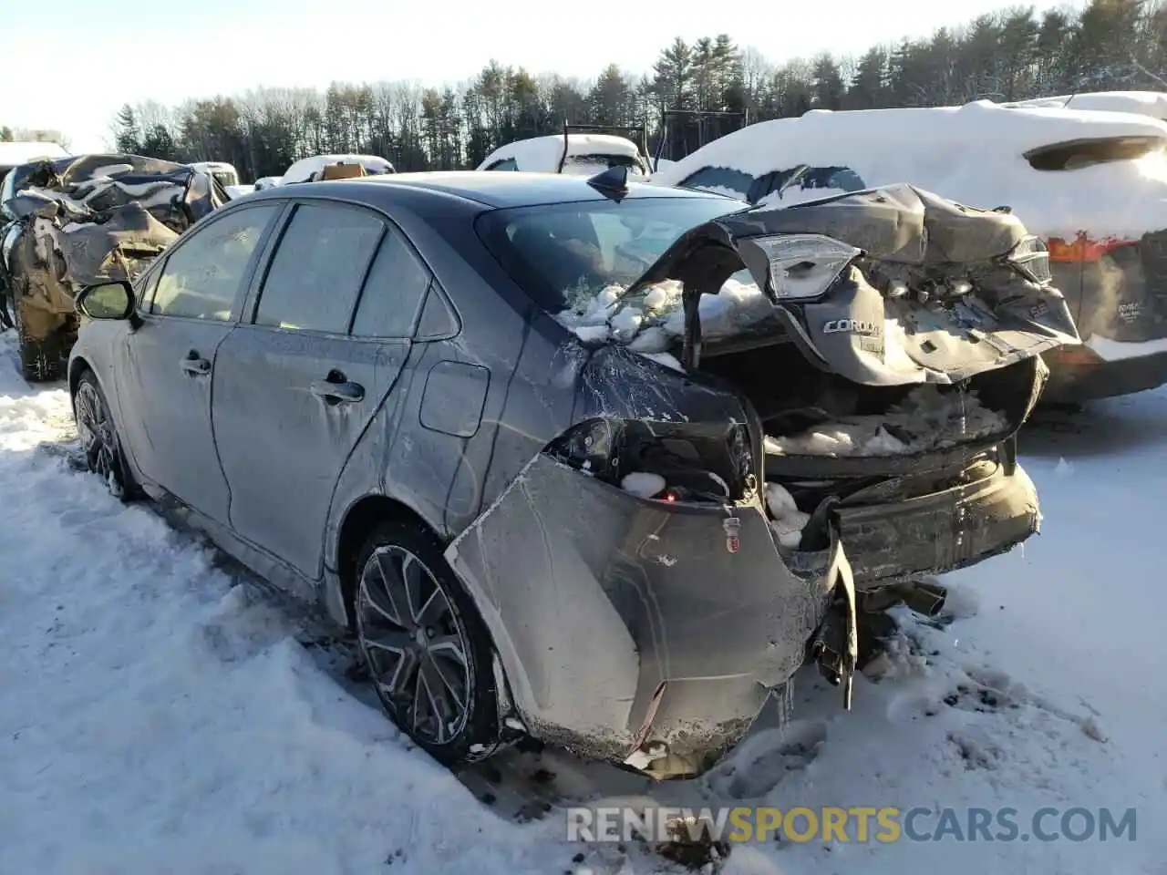 3 Photograph of a damaged car JTDP4RCE9LJ039411 TOYOTA COROLLA 2020