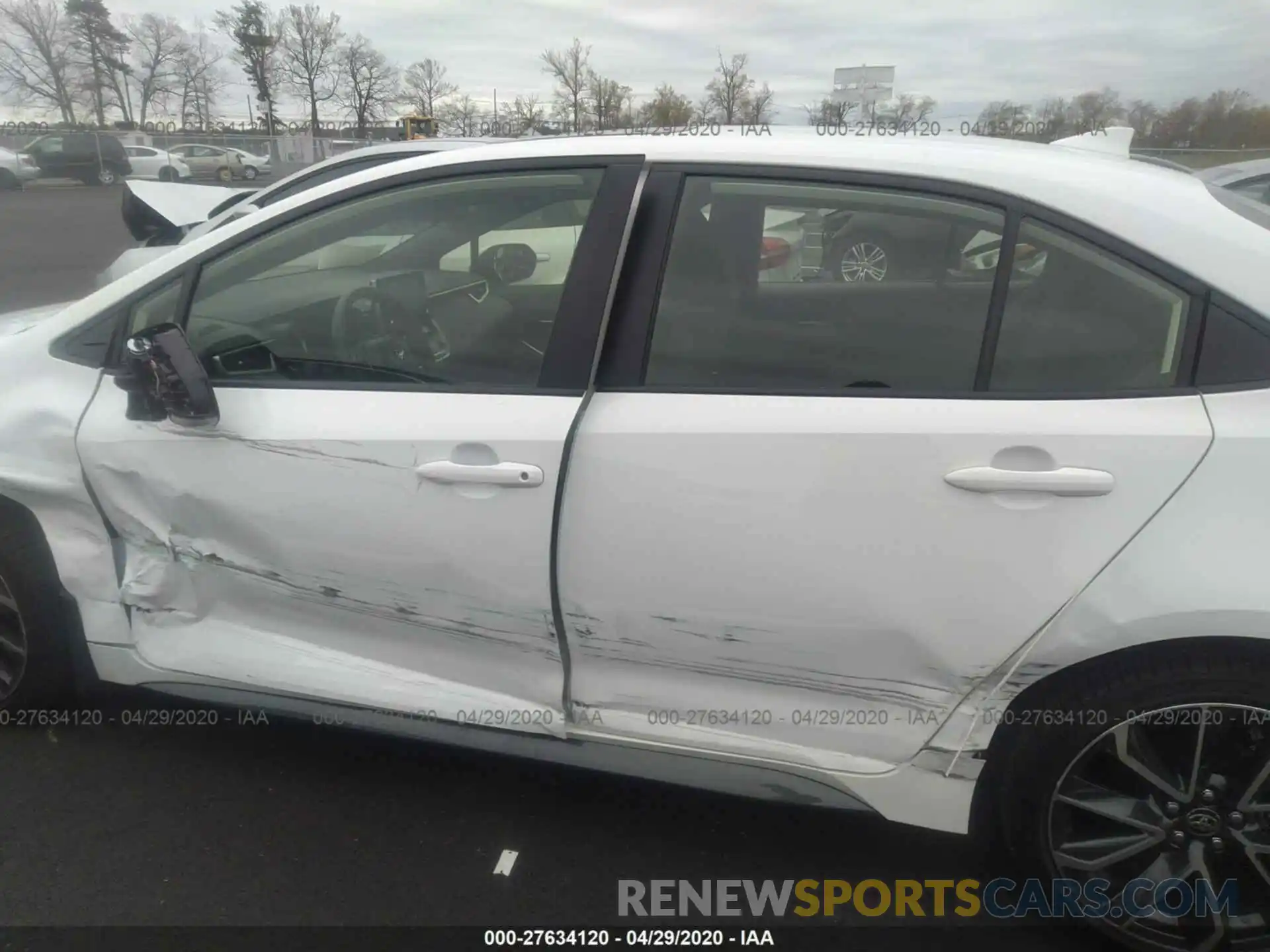 6 Photograph of a damaged car JTDP4RCE9LJ043667 TOYOTA COROLLA 2020