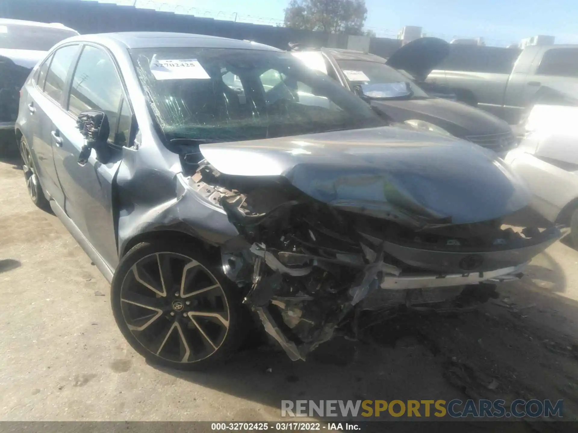 1 Photograph of a damaged car JTDP4RCE9LJ048528 TOYOTA COROLLA 2020