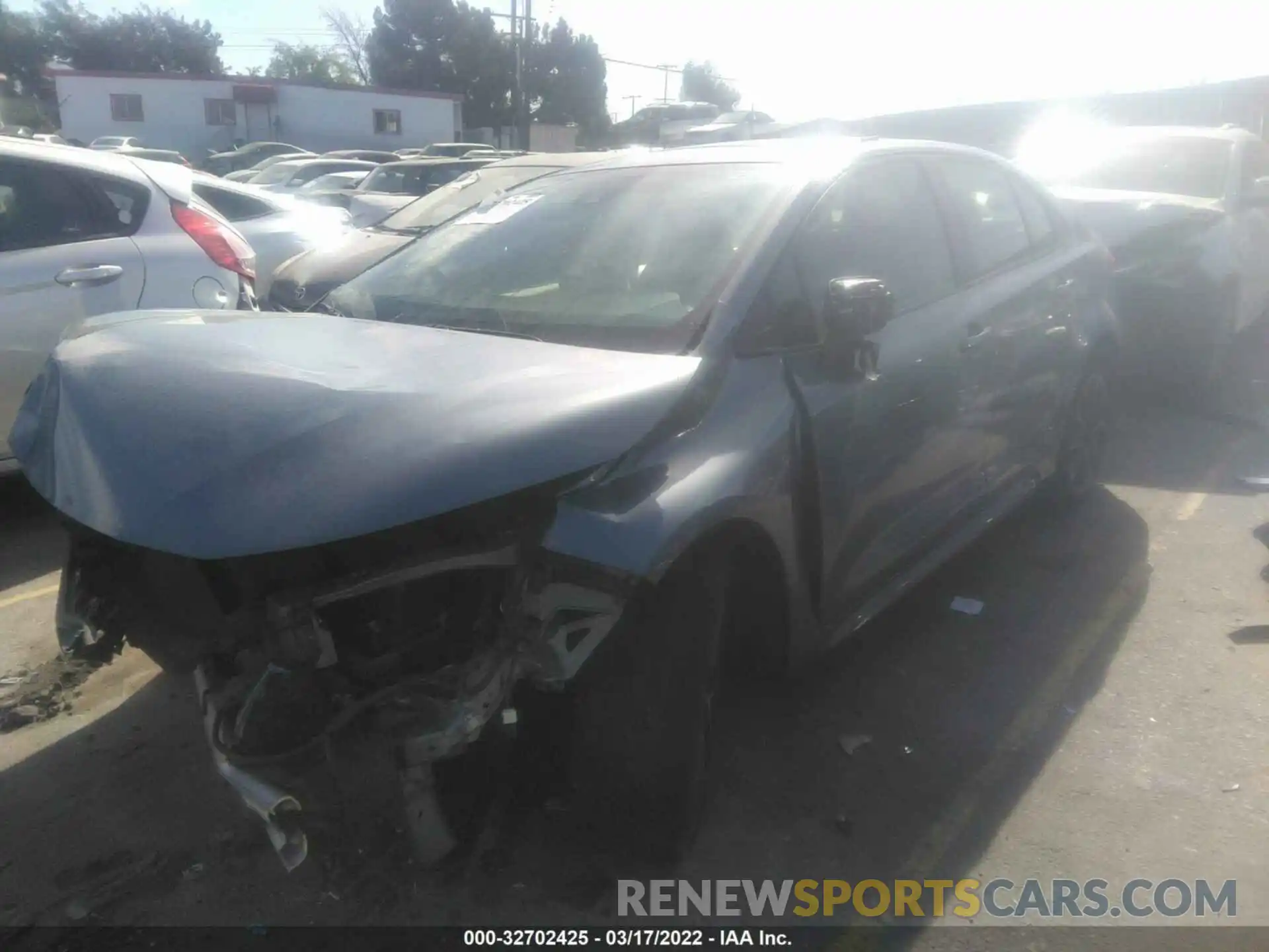 2 Photograph of a damaged car JTDP4RCE9LJ048528 TOYOTA COROLLA 2020