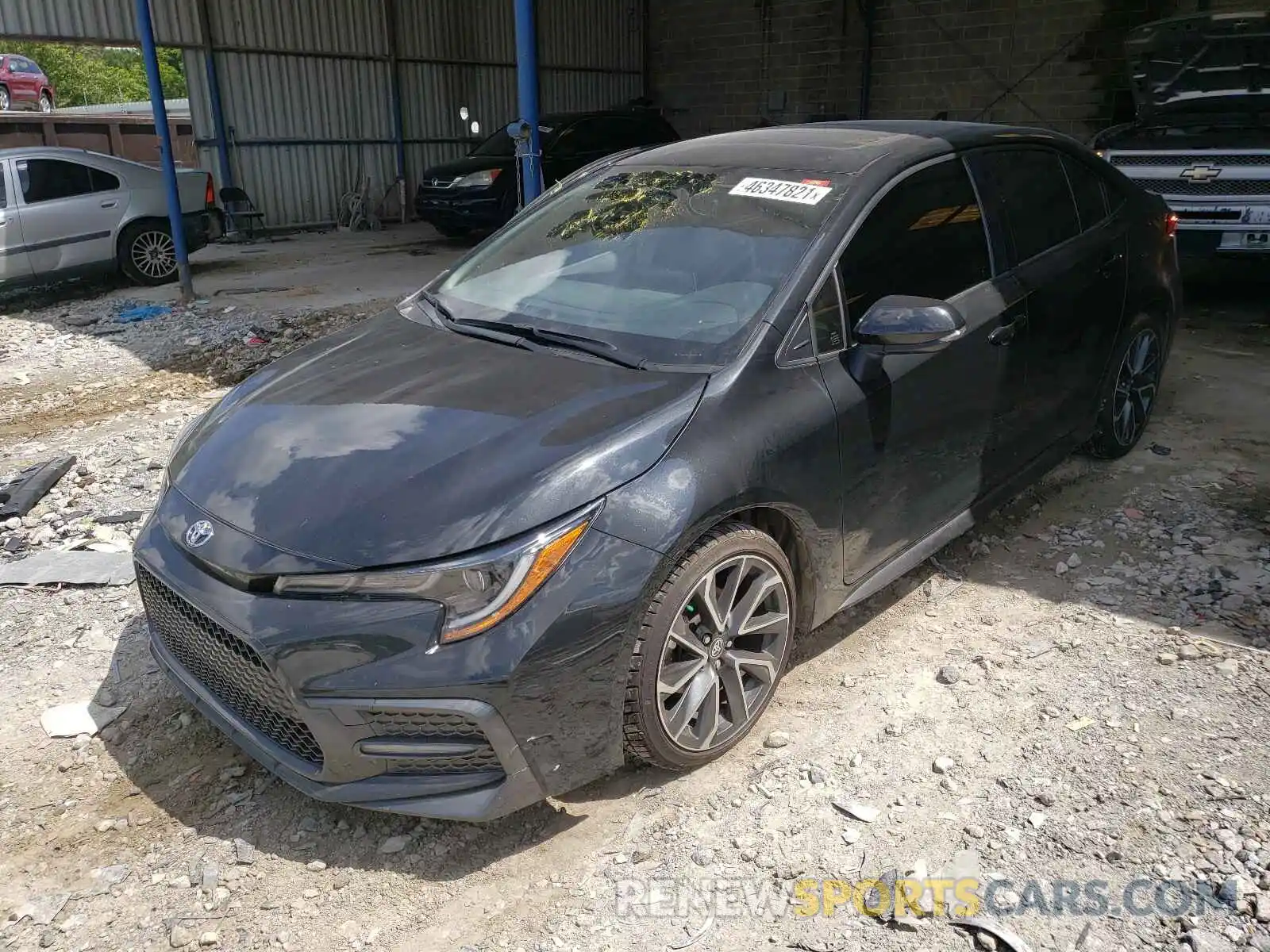 2 Photograph of a damaged car JTDP4RCE9LJ050456 TOYOTA COROLLA 2020