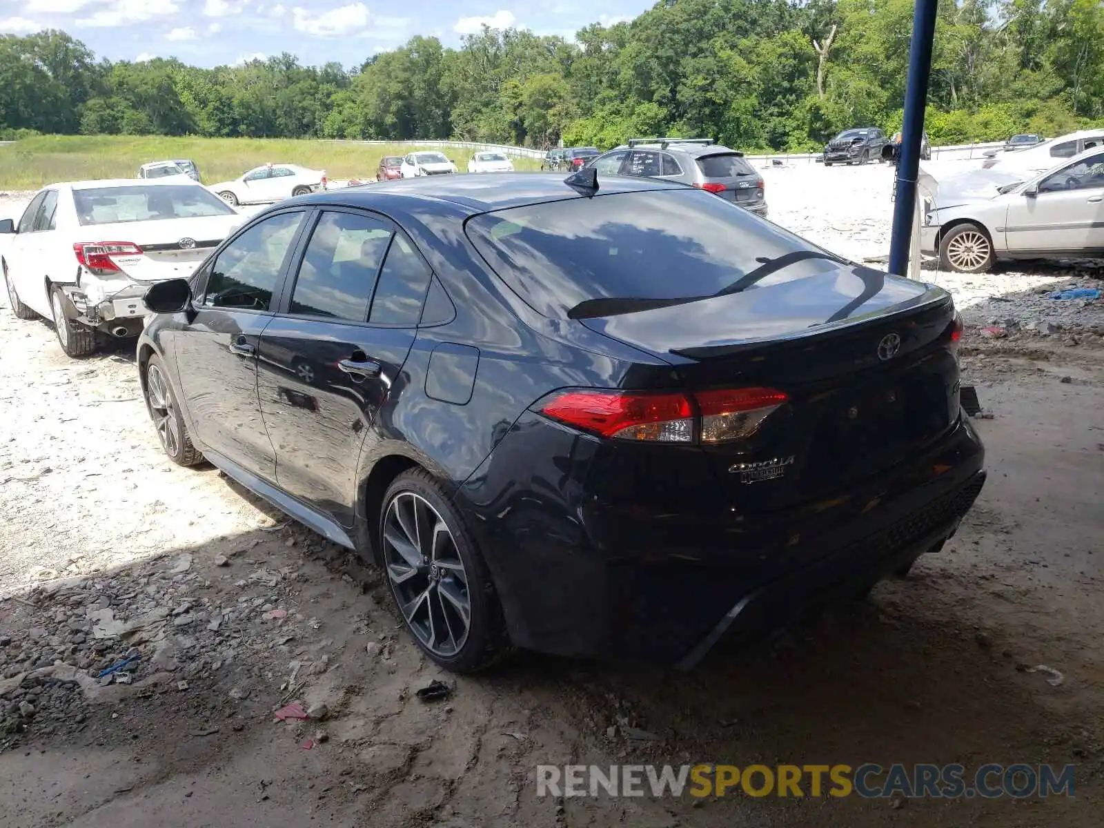 3 Photograph of a damaged car JTDP4RCE9LJ050456 TOYOTA COROLLA 2020