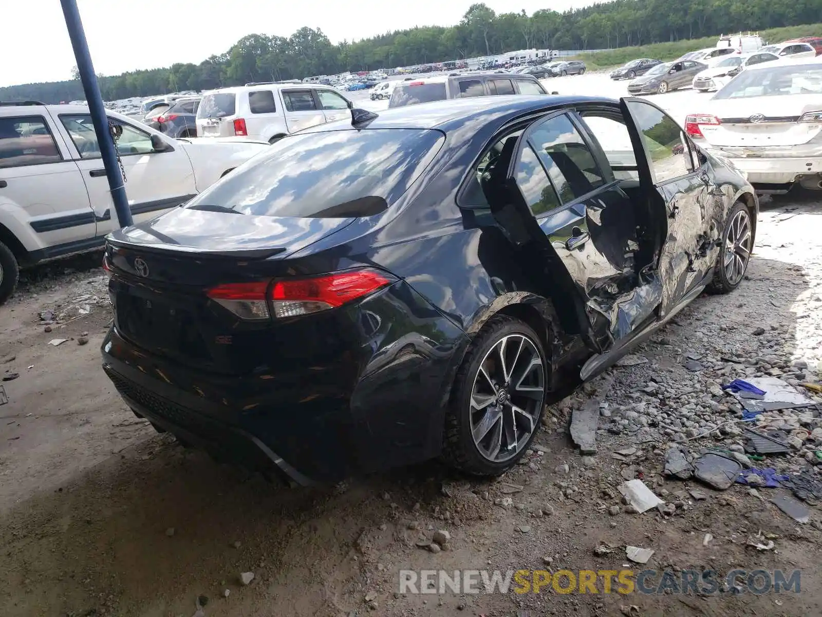 4 Photograph of a damaged car JTDP4RCE9LJ050456 TOYOTA COROLLA 2020