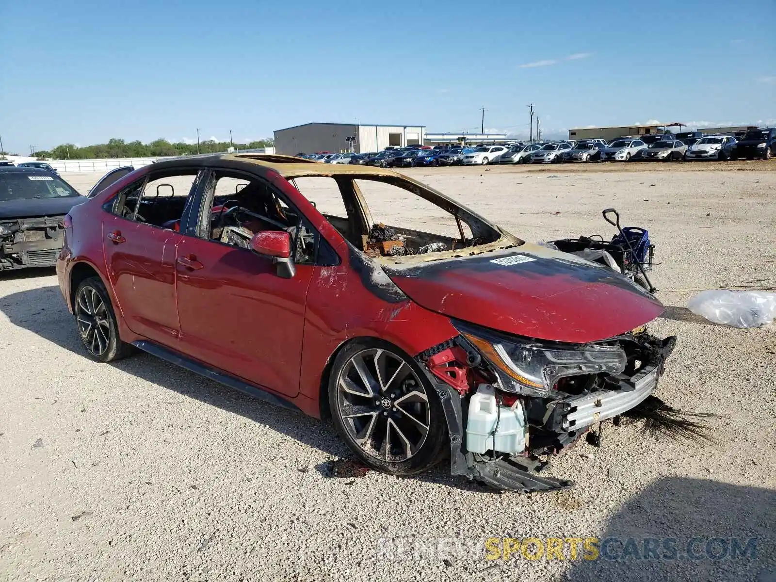 1 Photograph of a damaged car JTDP4RCE9LJ053230 TOYOTA COROLLA 2020