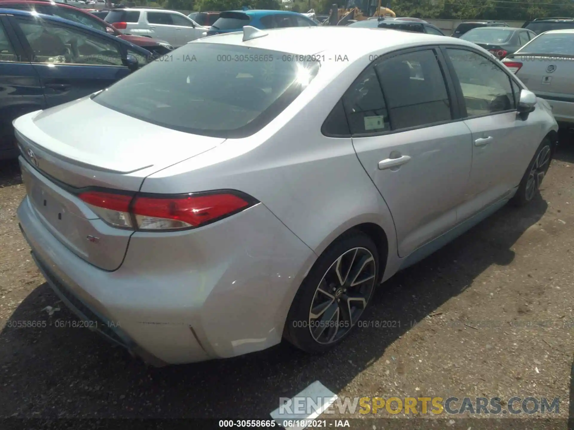 4 Photograph of a damaged car JTDP4RCEXLJ000438 TOYOTA COROLLA 2020