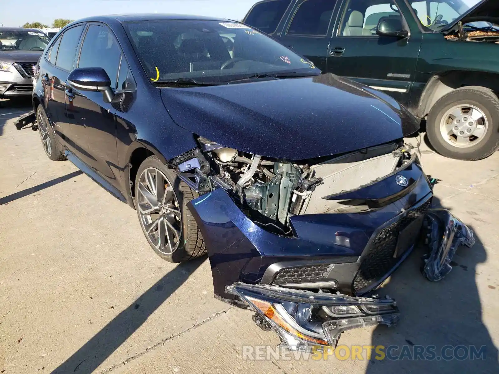 1 Photograph of a damaged car JTDP4RCEXLJ003016 TOYOTA COROLLA 2020